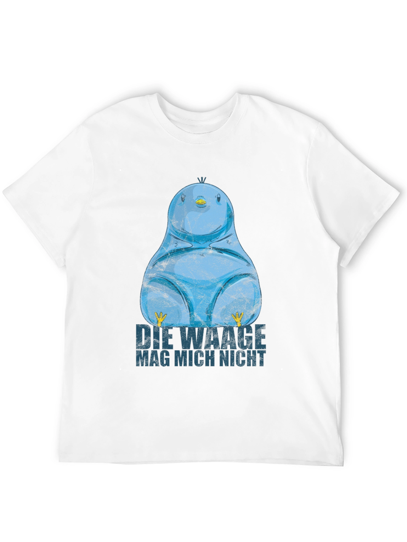 Black Funny Blue Bird T-Shirt - Die Waage Mag Mich Nicht view 12