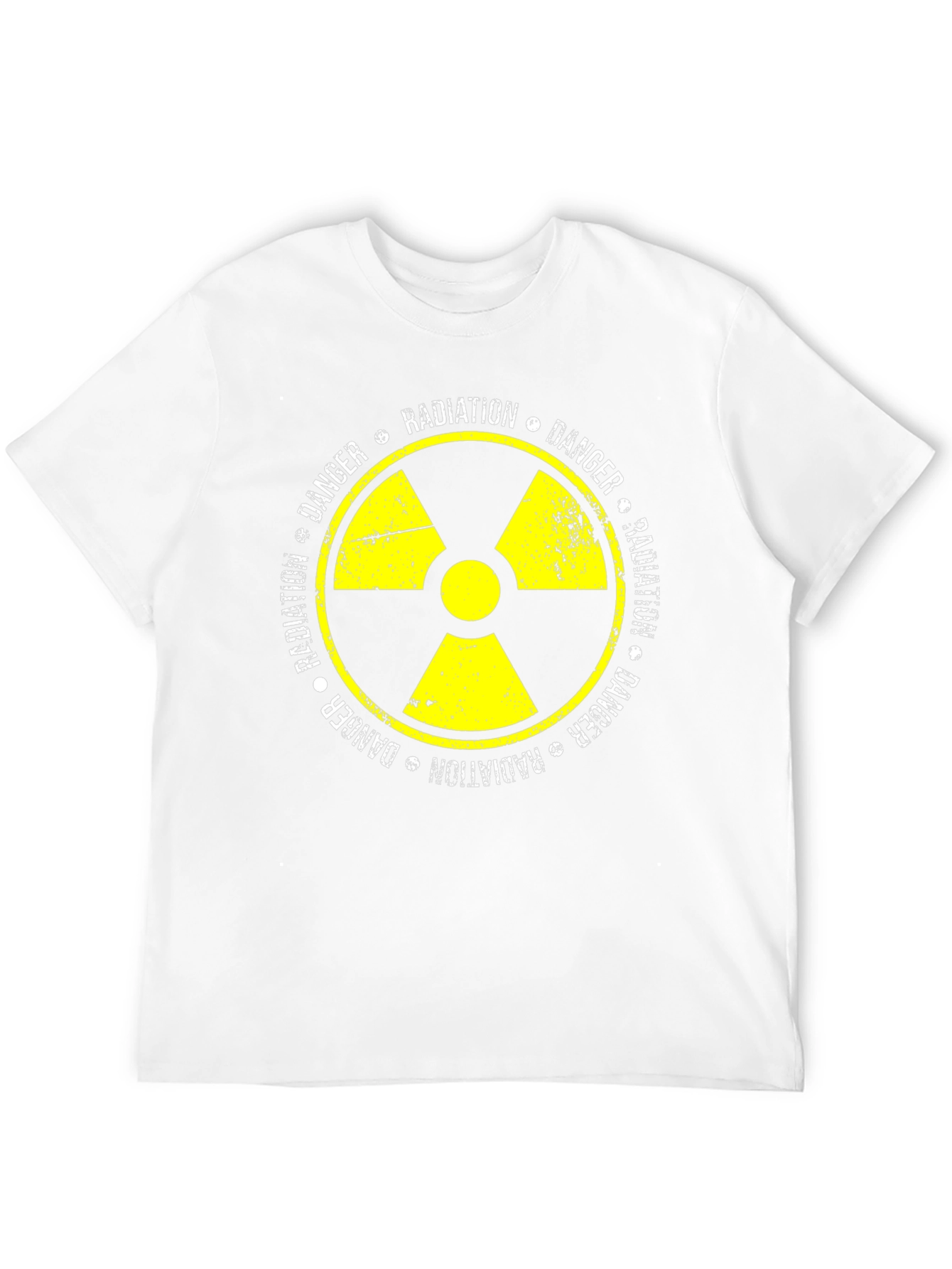 Black Radiation Danger Symbol Graphic Tee view 12