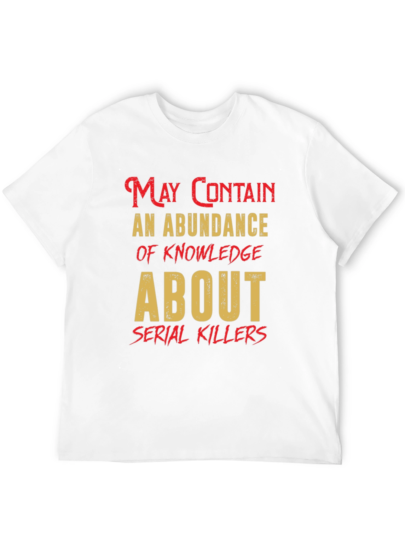 Black Serial Killers Knowledge T-Shirt view 12