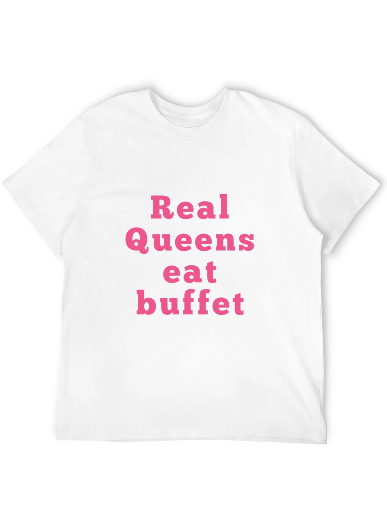 Black Real Queens Eat Buffet T-Shirt - Funny Slogan Tee view 12