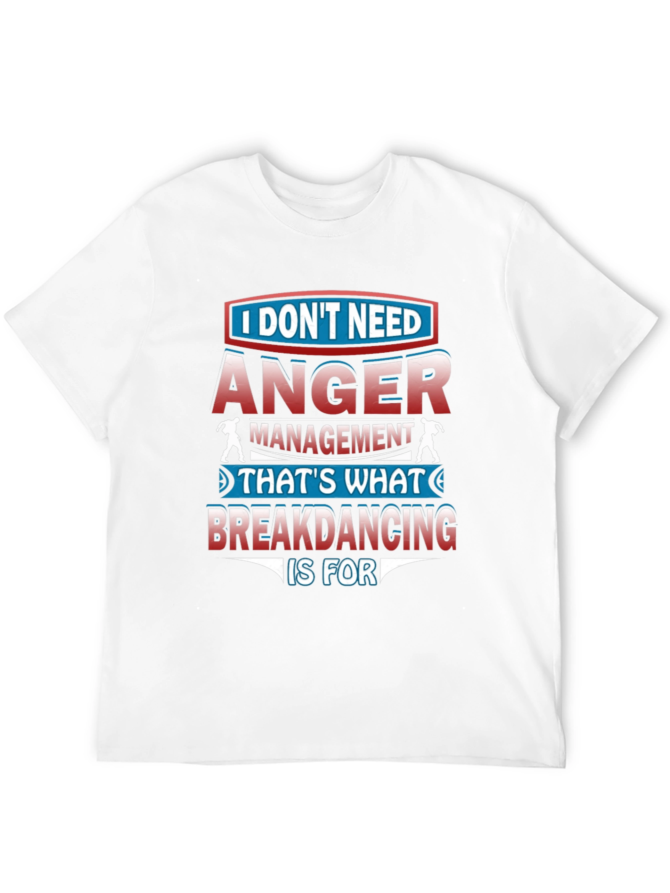 Black Anger Management Breakdancing T-Shirt view 12