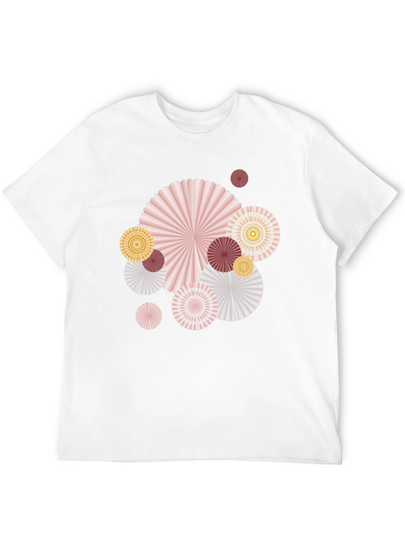 Black Paper Fan Graphic Tee - Stylish Statement Shirt view 12