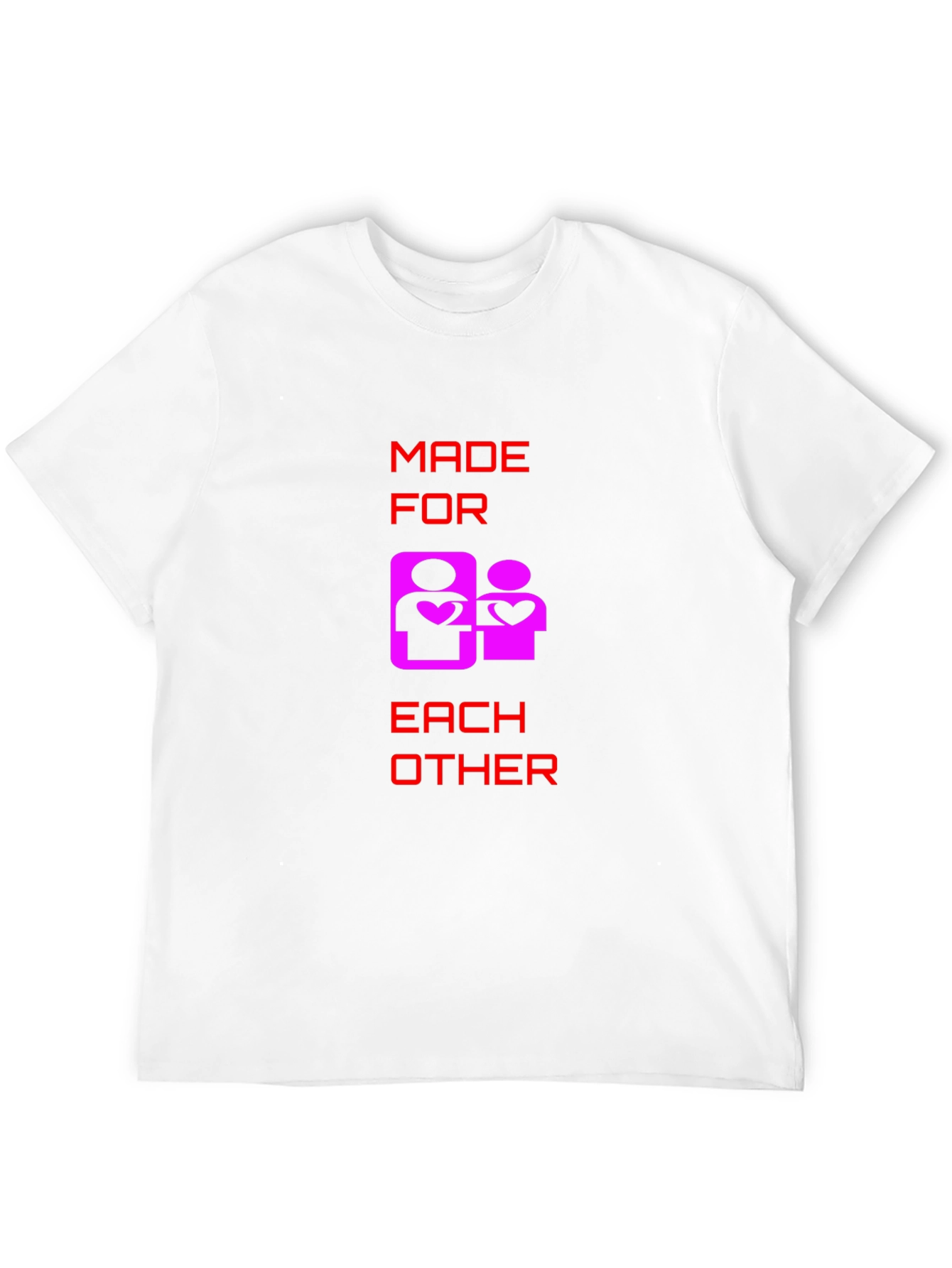 Black Made For Each Other Graphic Tee - Black view 12