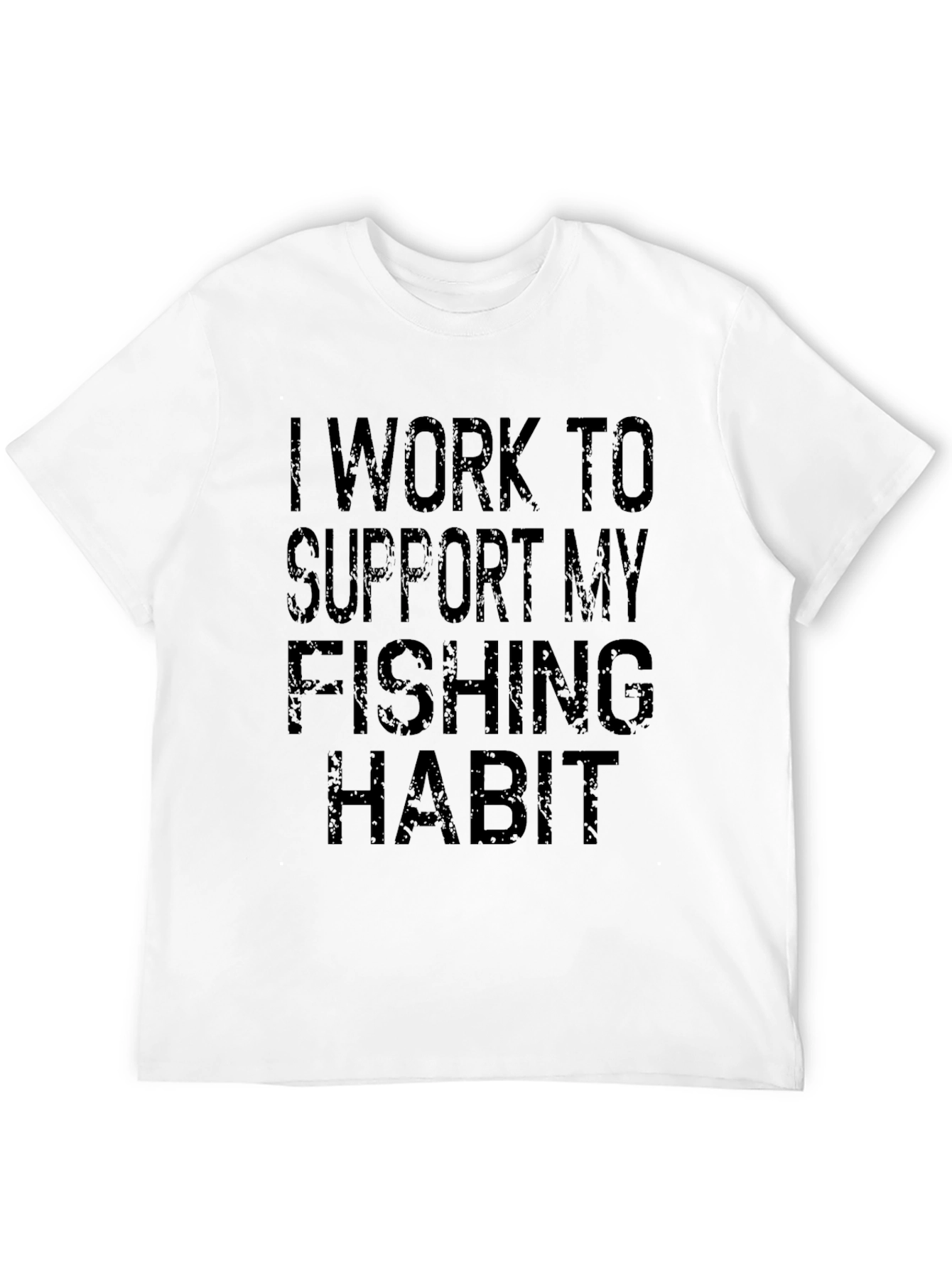 Fishing Habit Black T-Shirt - 12