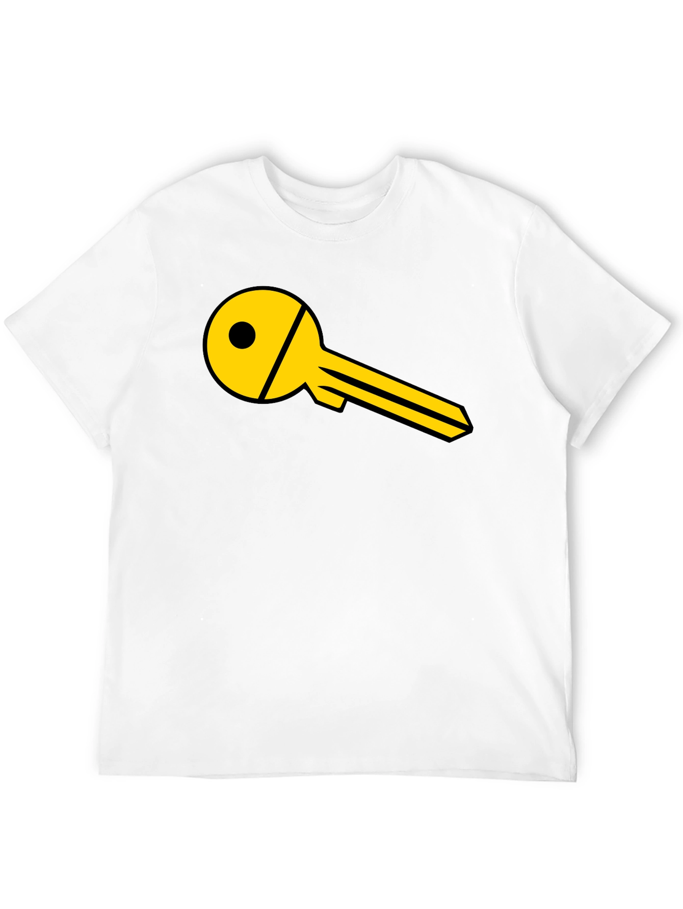 Black Key Graphic Black T-Shirt view 12