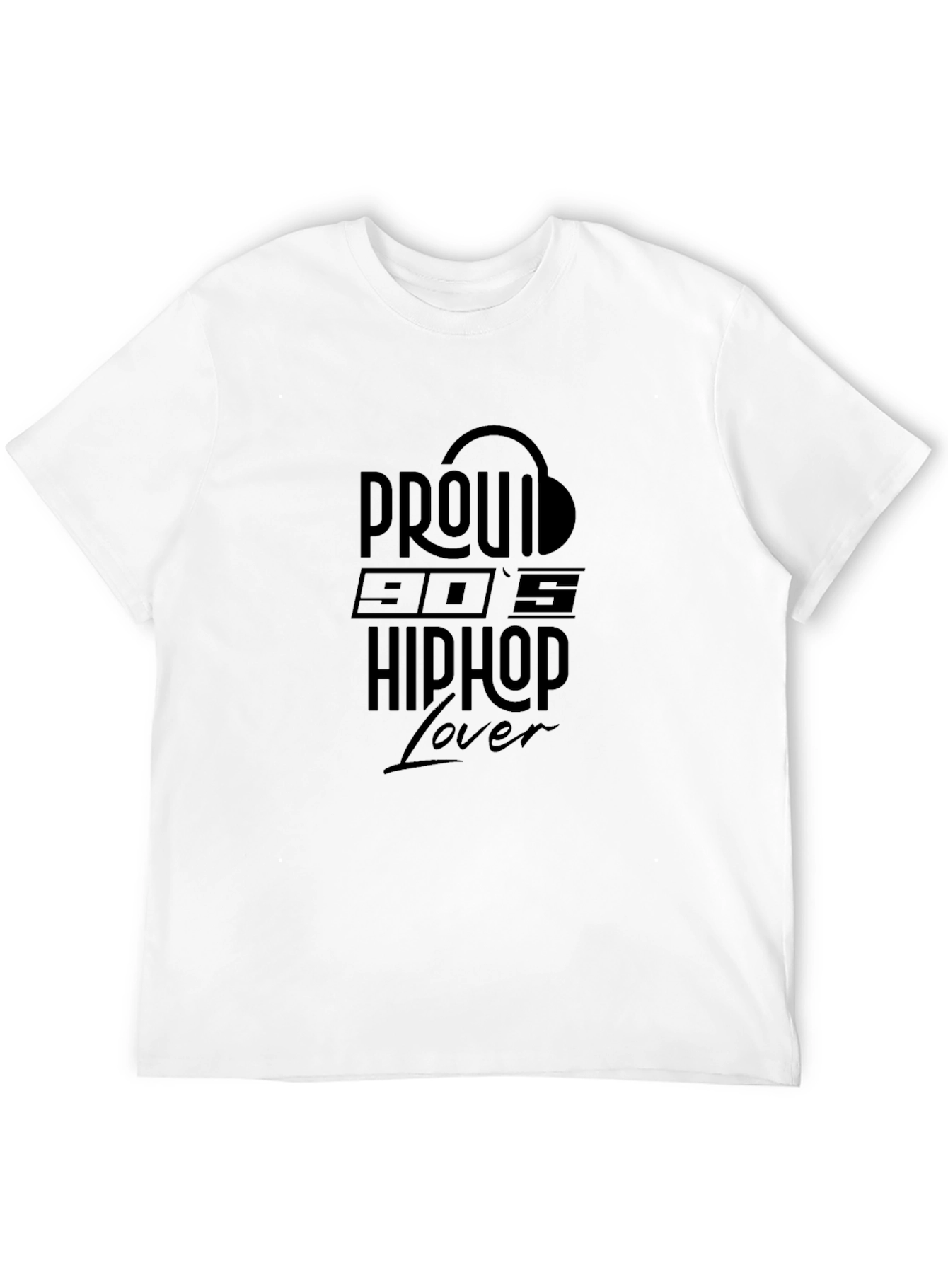 Black Proud 90's Hip Hop Lover T-Shirt view 12