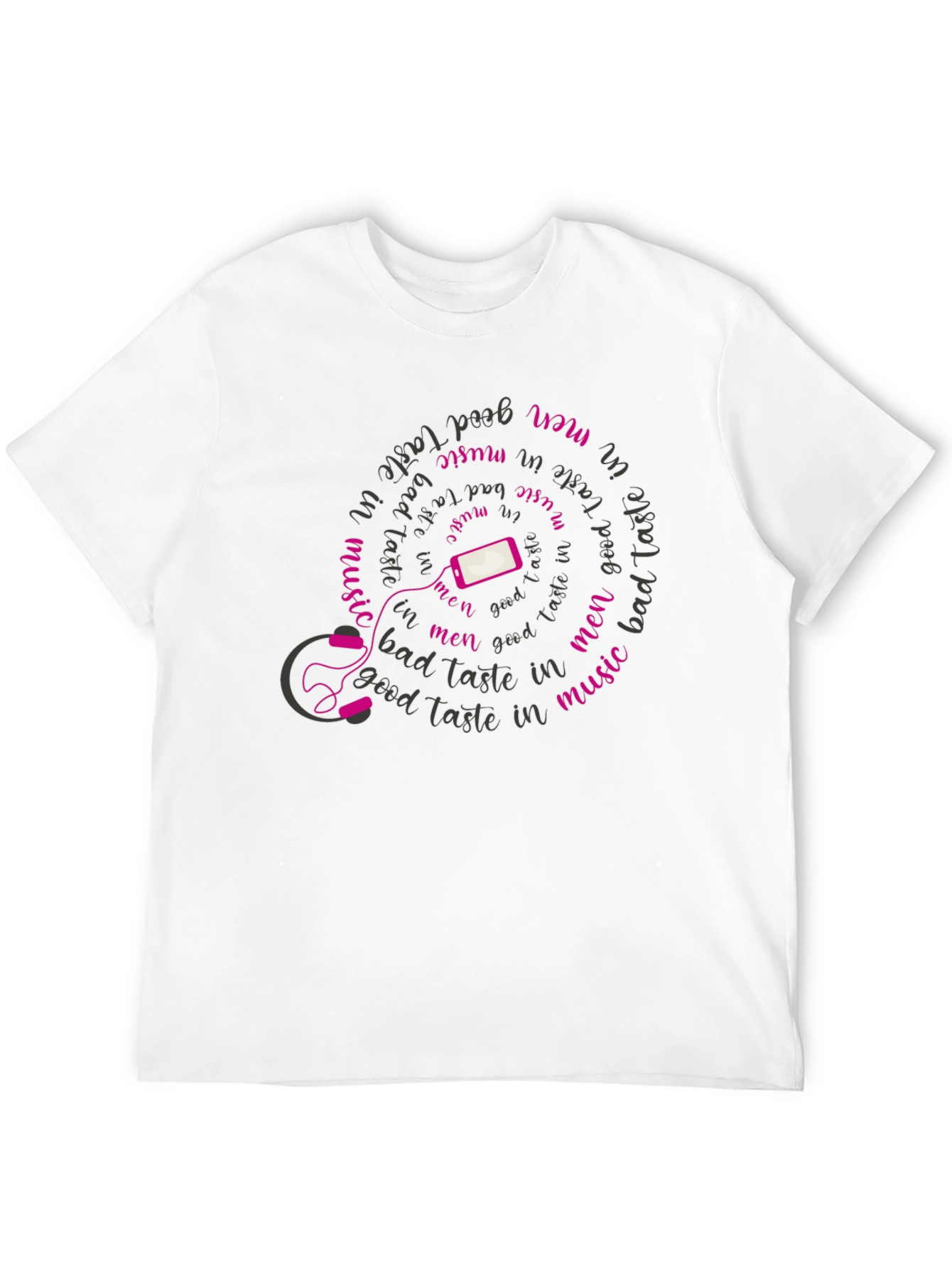 Black Music Lover T-Shirt - Bad Taste in Music view 12