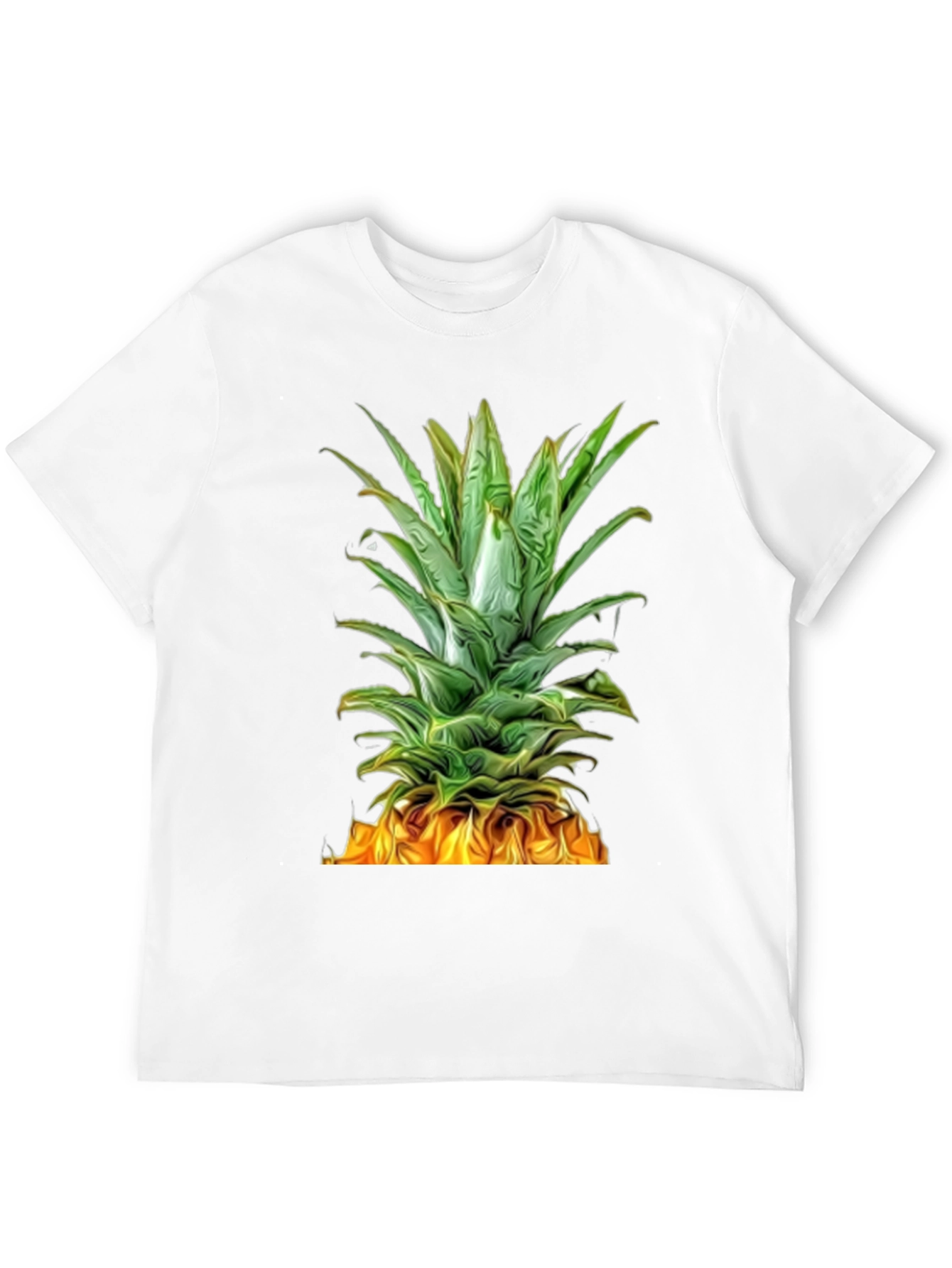 Black Pineapple Graphic Tee - Tropical Summer Style view 12