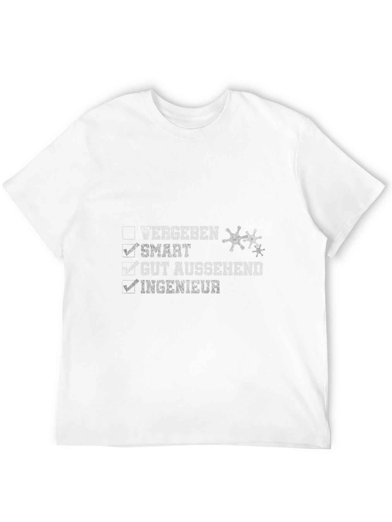 Black Engineer Humor T-Shirt - Smart Good Looking Taken view 12