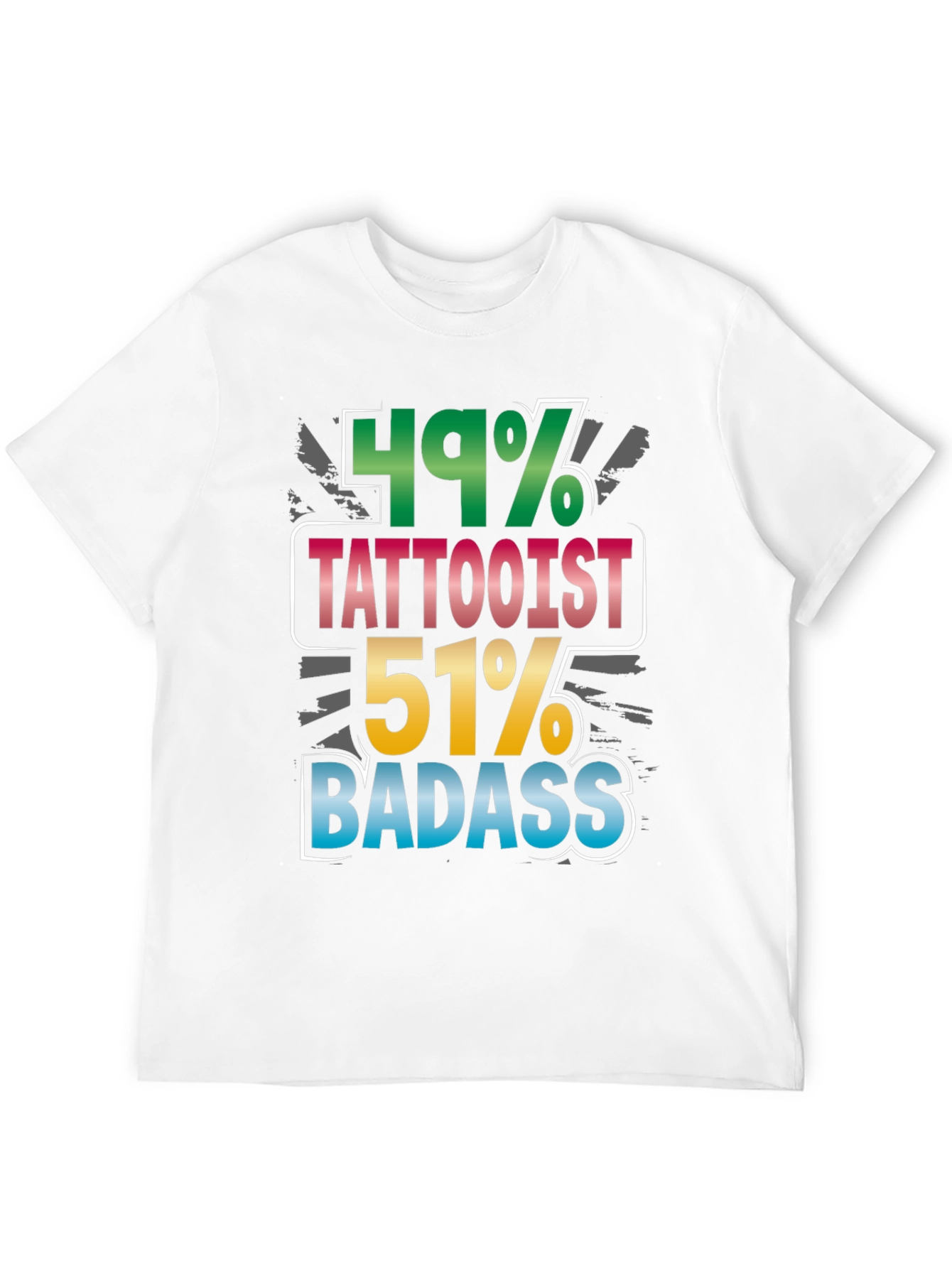 Black Funny Tattoo Artist Badass Graphic Tee view 12