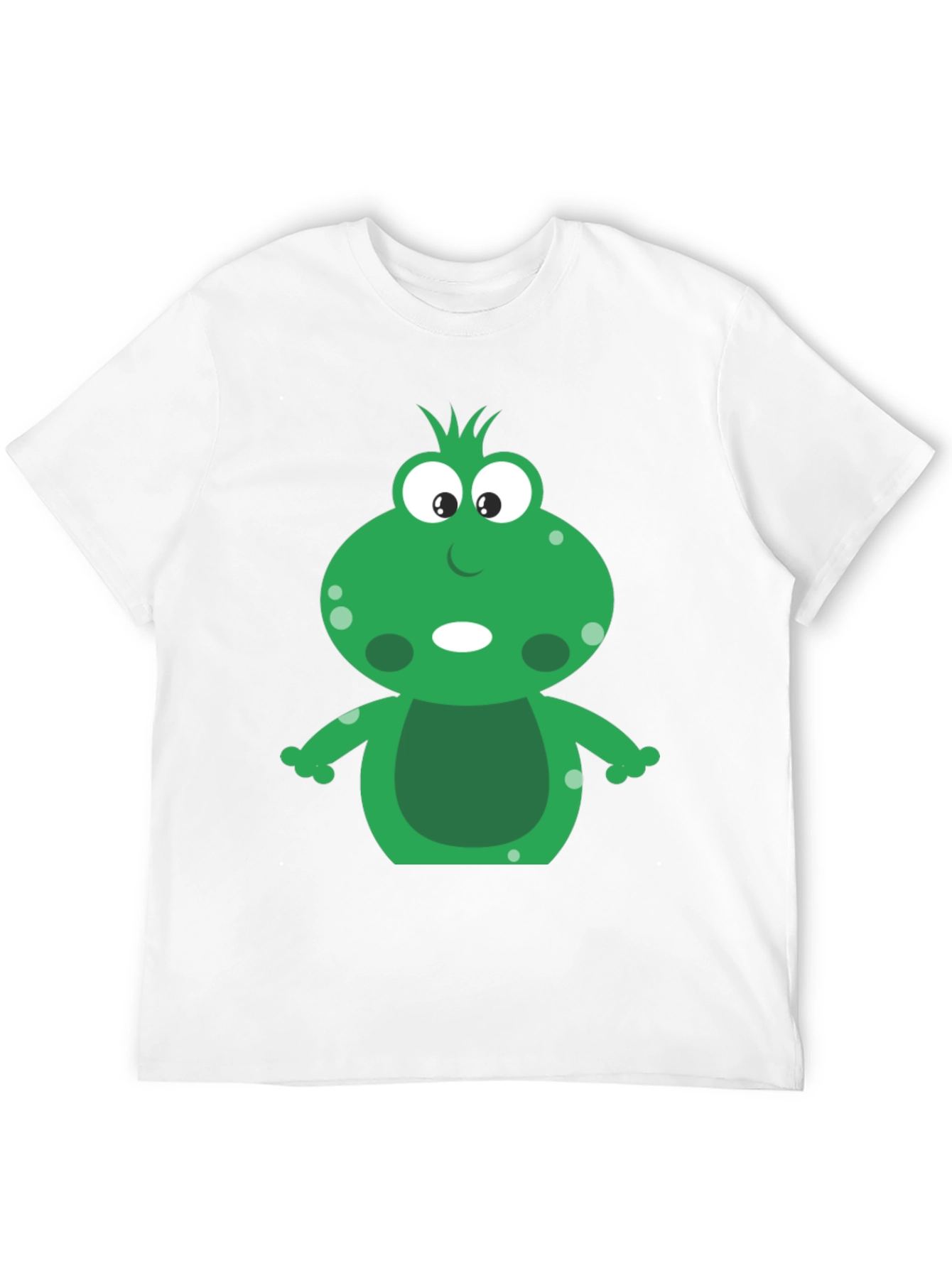 Black Cute Frog Graphic T-Shirt - Unisex view 12