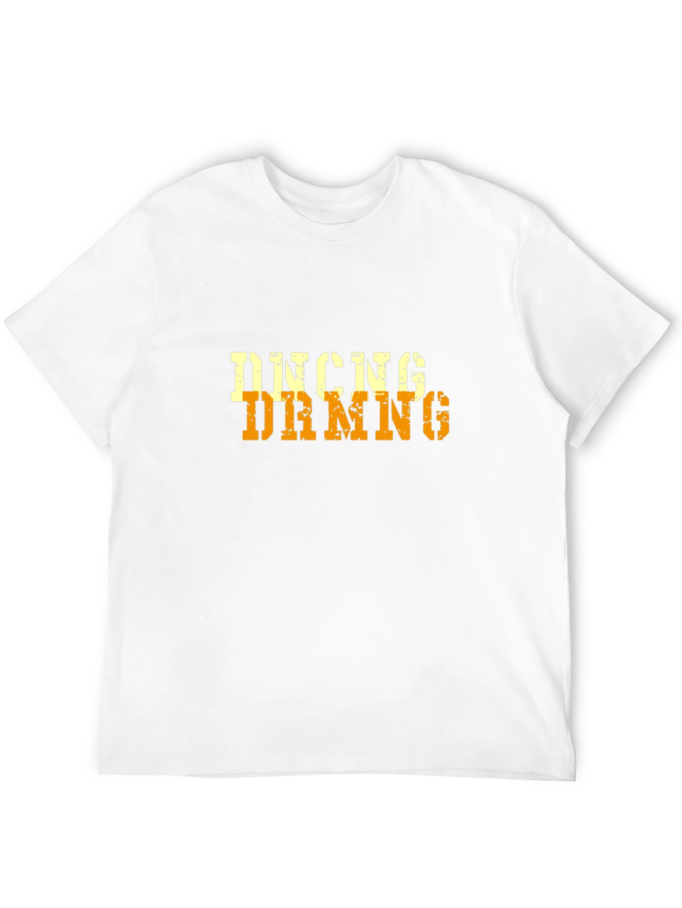 Black Distressed Graphic Print Black Casual T-Shirt view 12