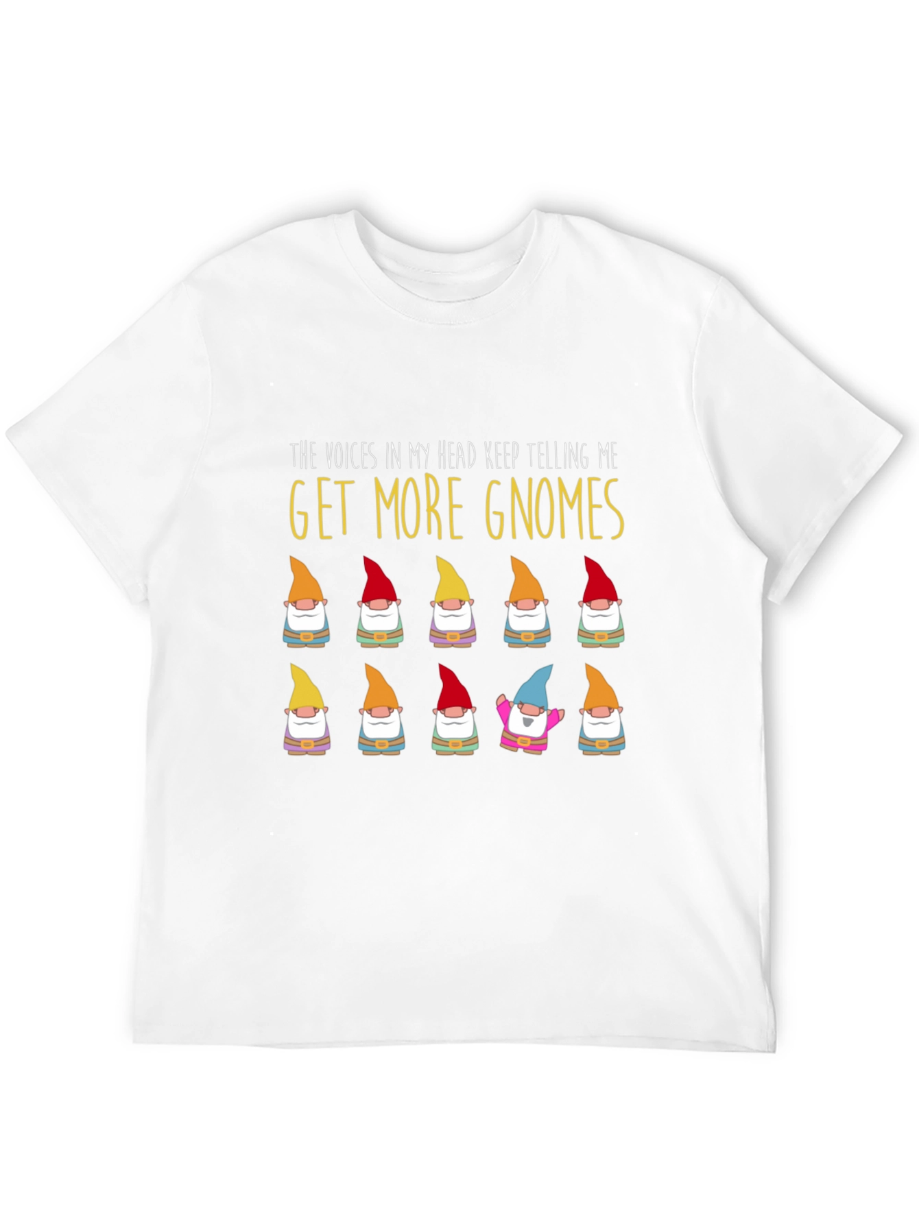 Black Get More Gnomes Graphic T-Shirt view 12