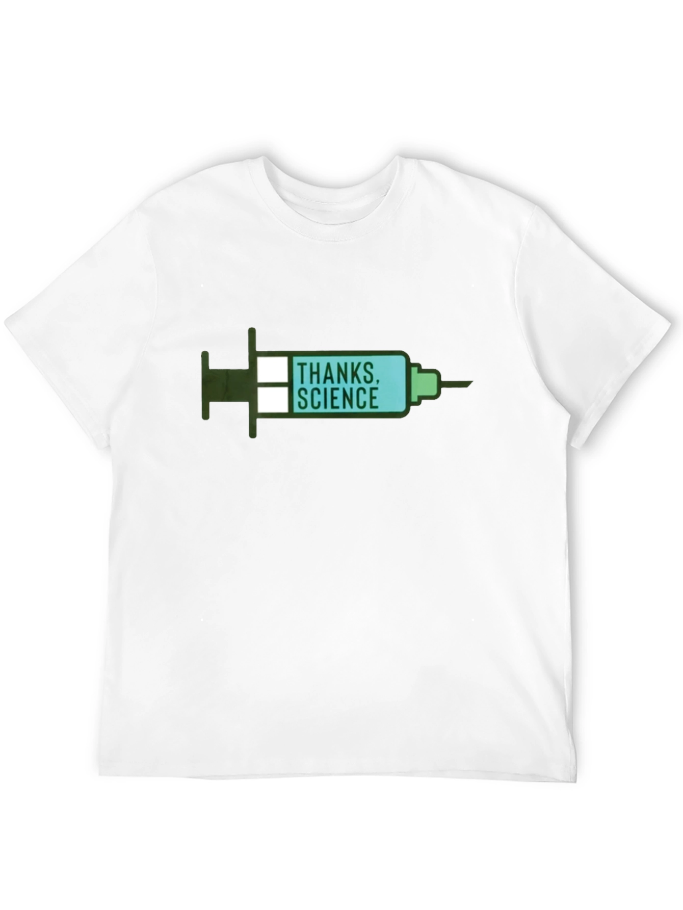 Black Thanks Science Graphic Tee - Black Cotton Casual T-Shirt view 12