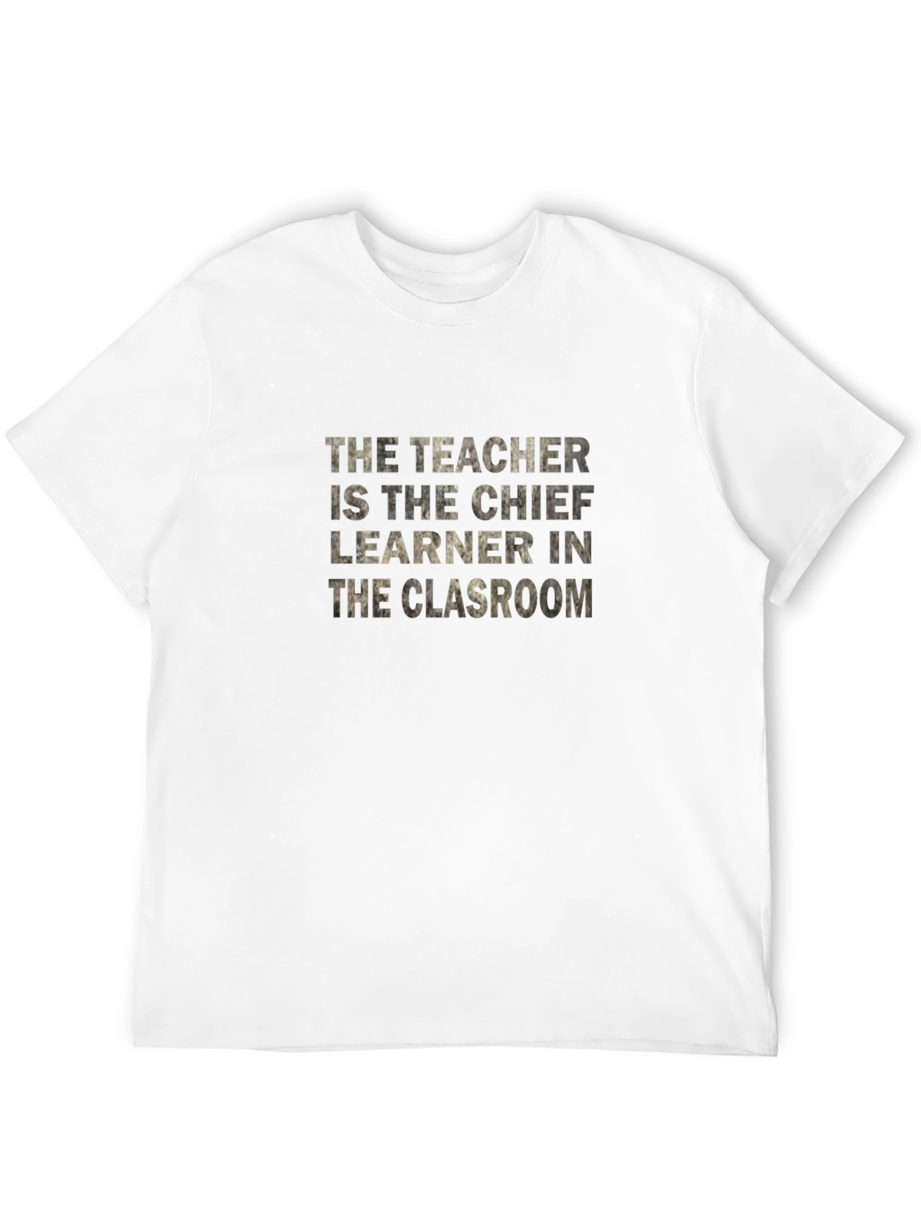Black Teacher Chief Learner Black Cotton Tee view 12