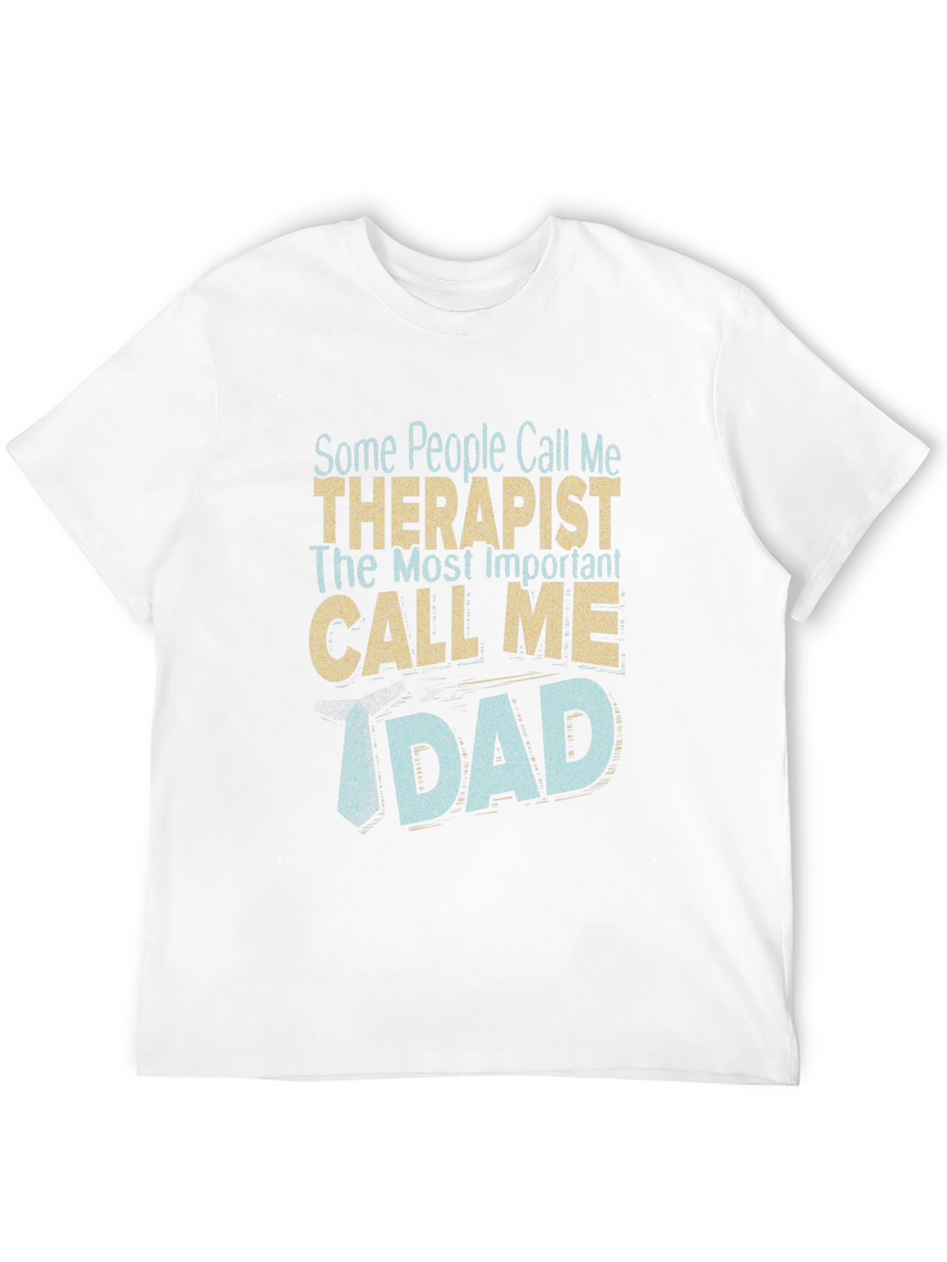 Black Therapist Dad Graphic T-Shirt view 12