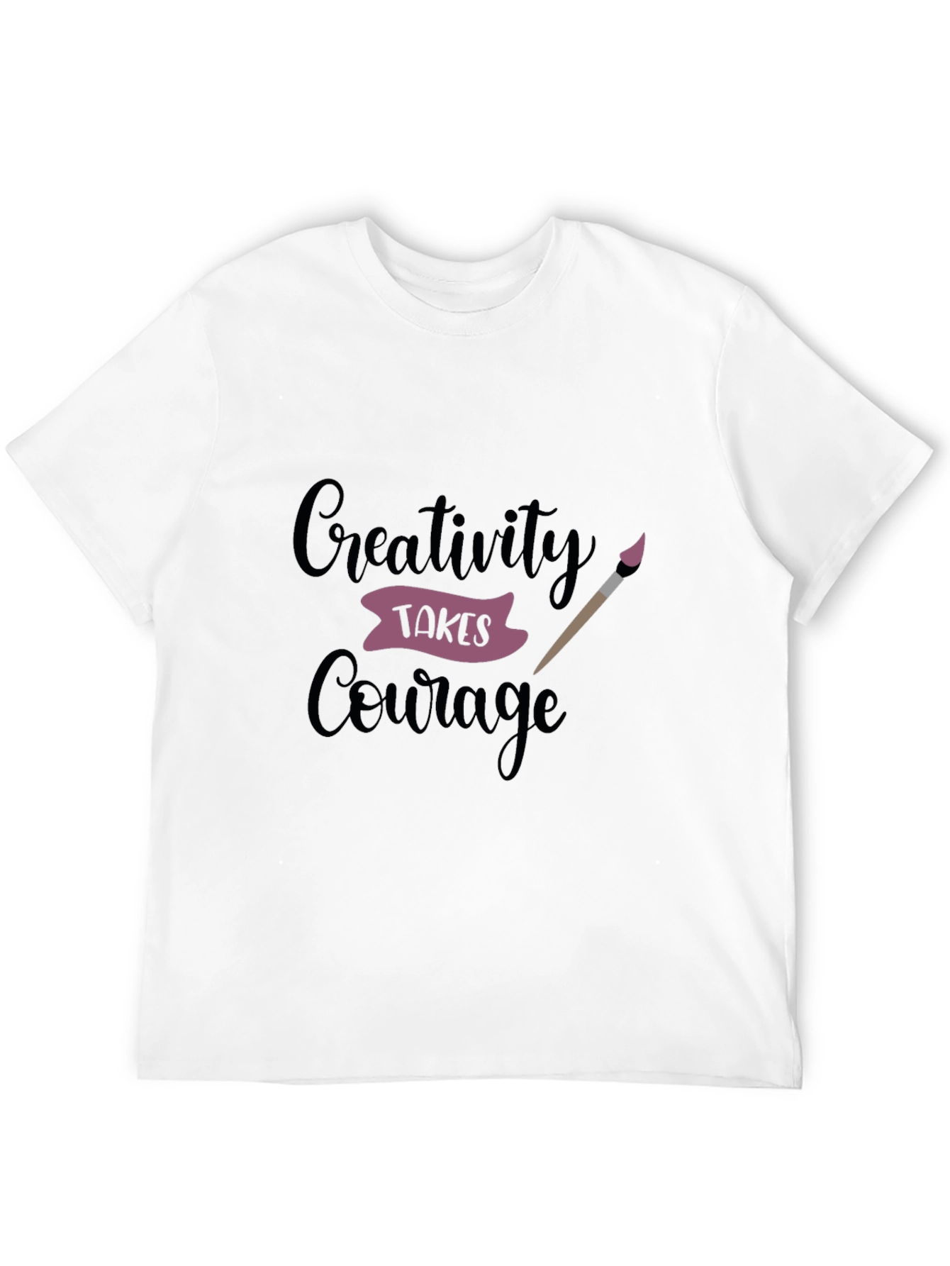 Black Creativity Takes Courage Black Graphic Tee view 12