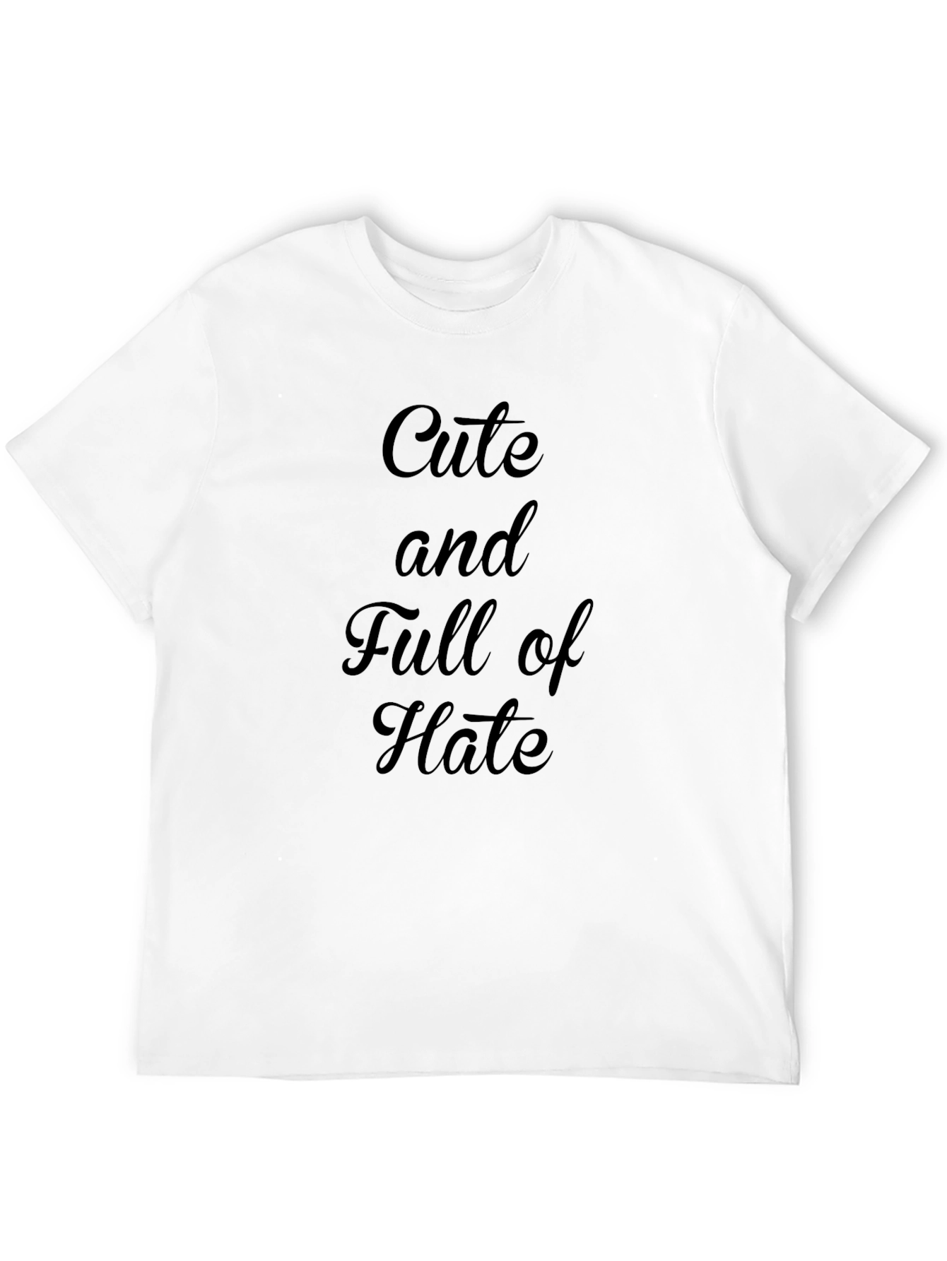 Black Cute and Full of Hate - Graphic Tee view 12
