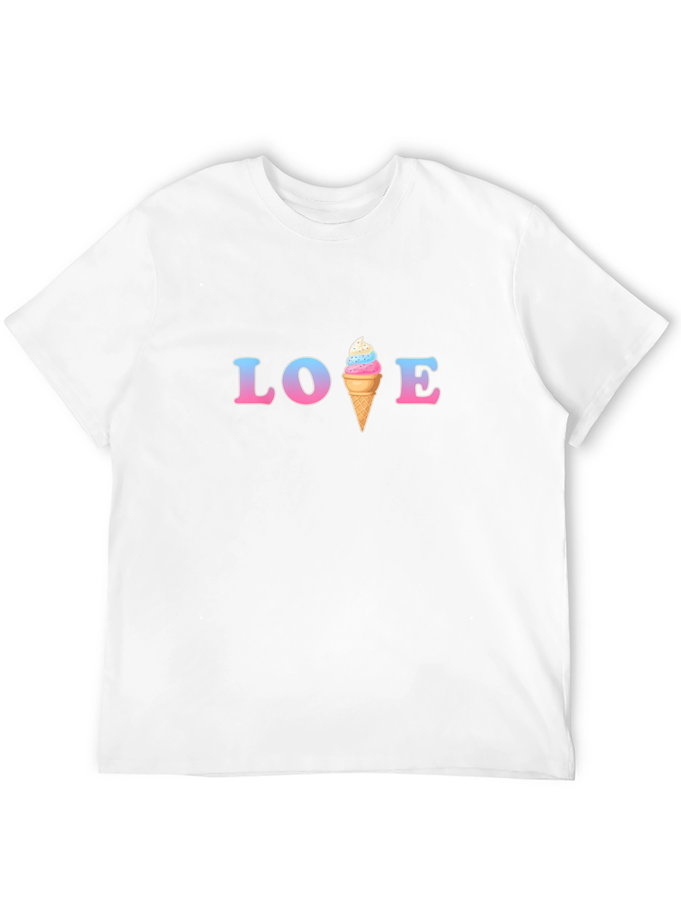 Black Love Ice Cream Graphic T-Shirt view 12