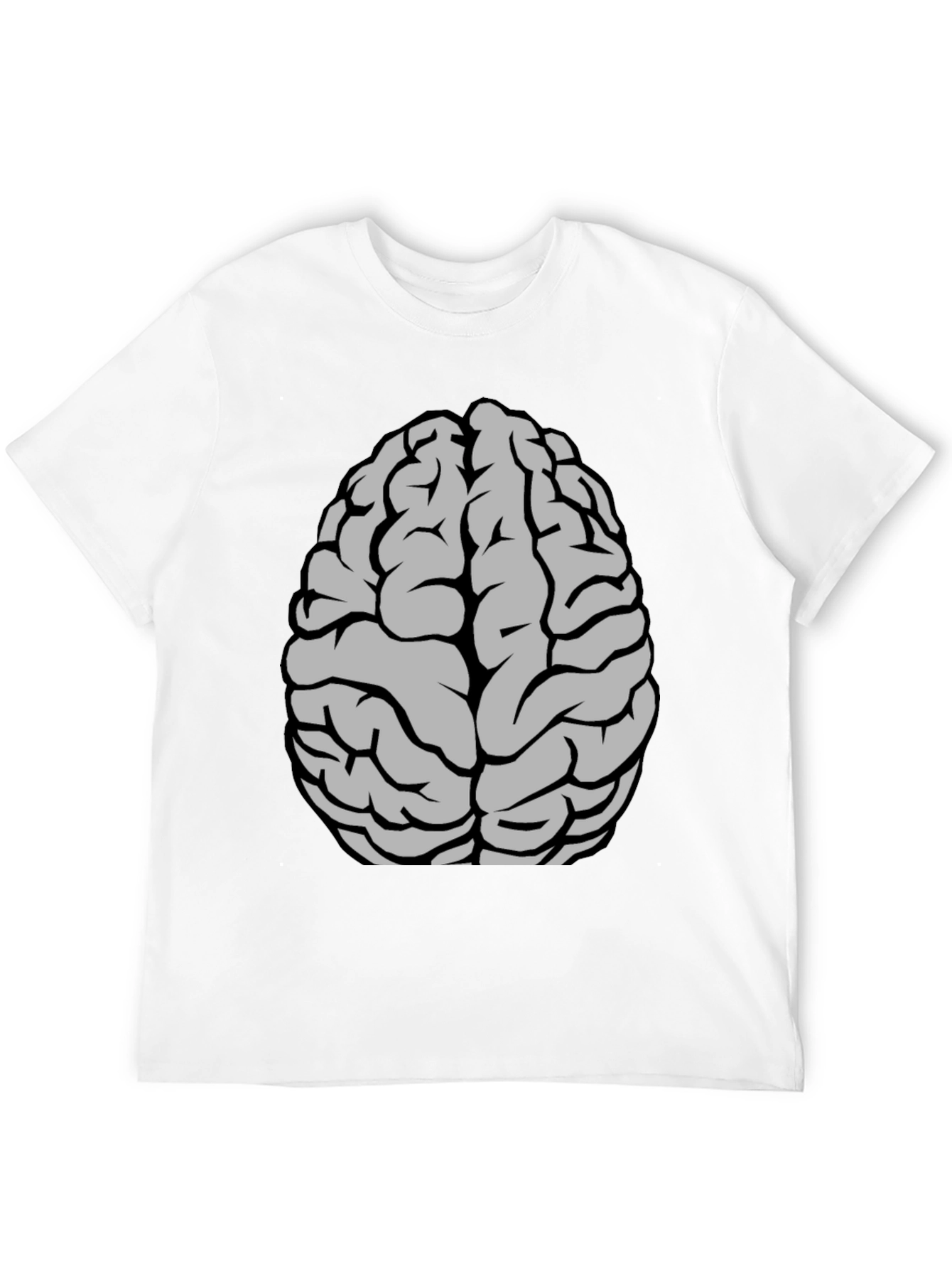 Black Brain Graphic T-Shirt - Clever & Comfy Tee view 12