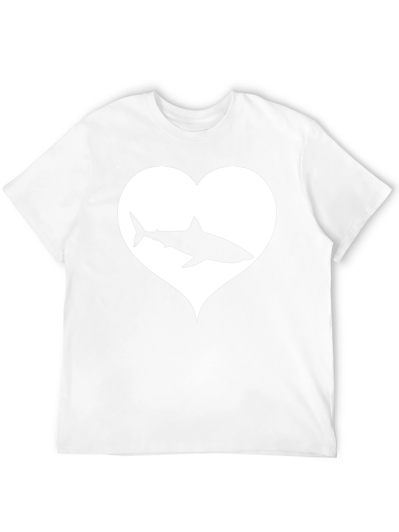 Black Shark Heart Graphic Tee - Black view 12