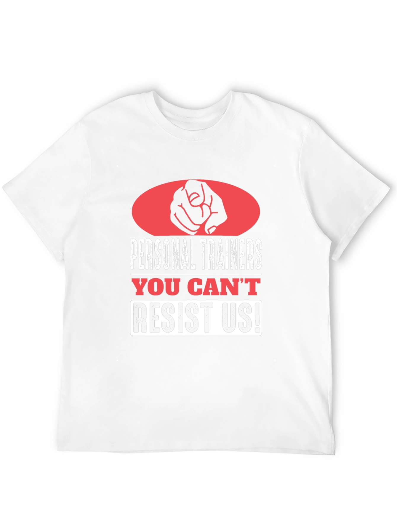 Black Personal Trainers Graphic Tee - You Can't Resist Us! view 12