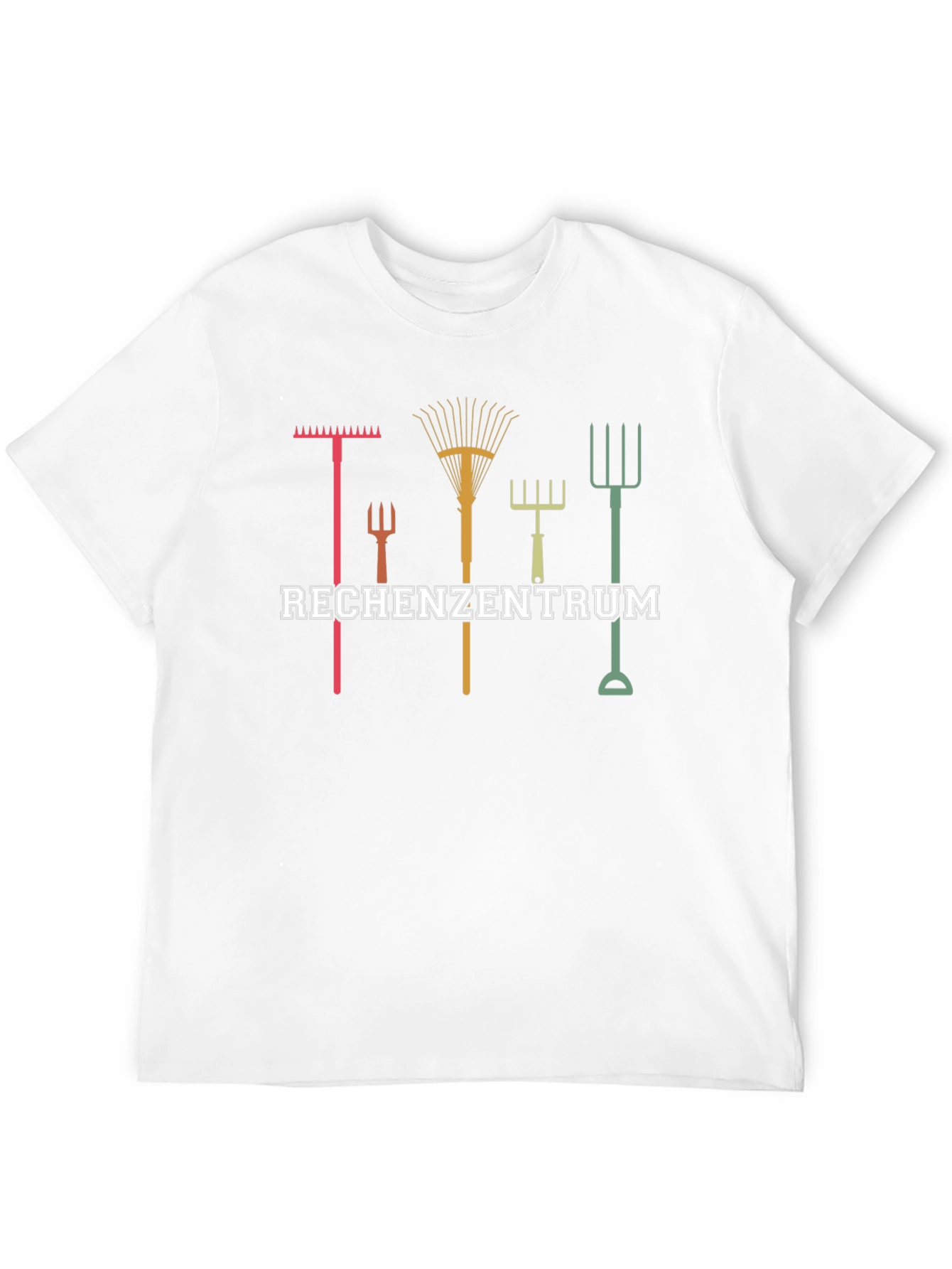 Black Rechenzentrum Gardening T-Shirt - Black view 12