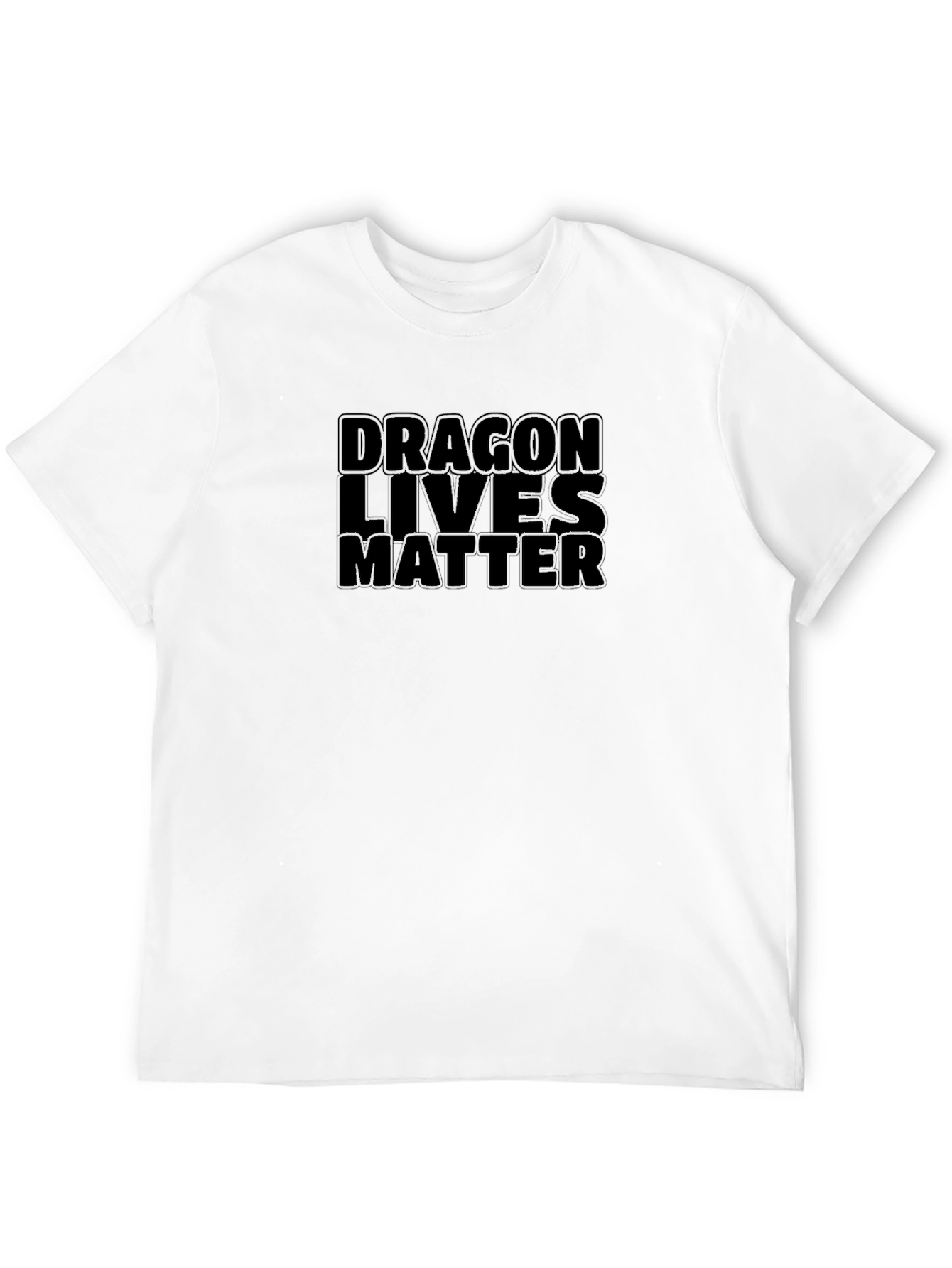 Black Dragon Lives Matter Graphic T-Shirt view 12