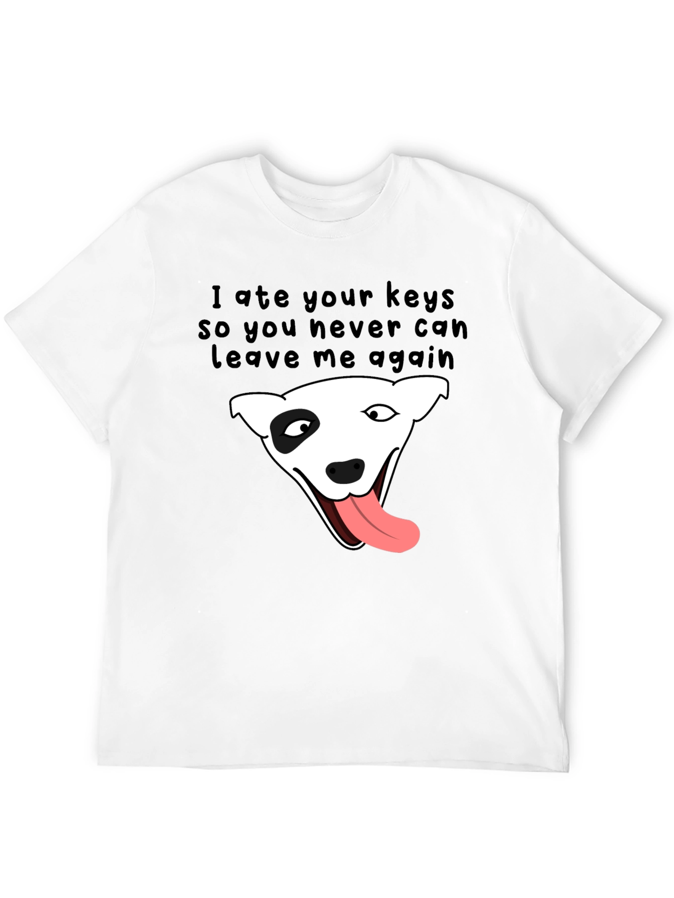 Dog Ate My Keys Graphic Tee - Never Leave Again! - 12