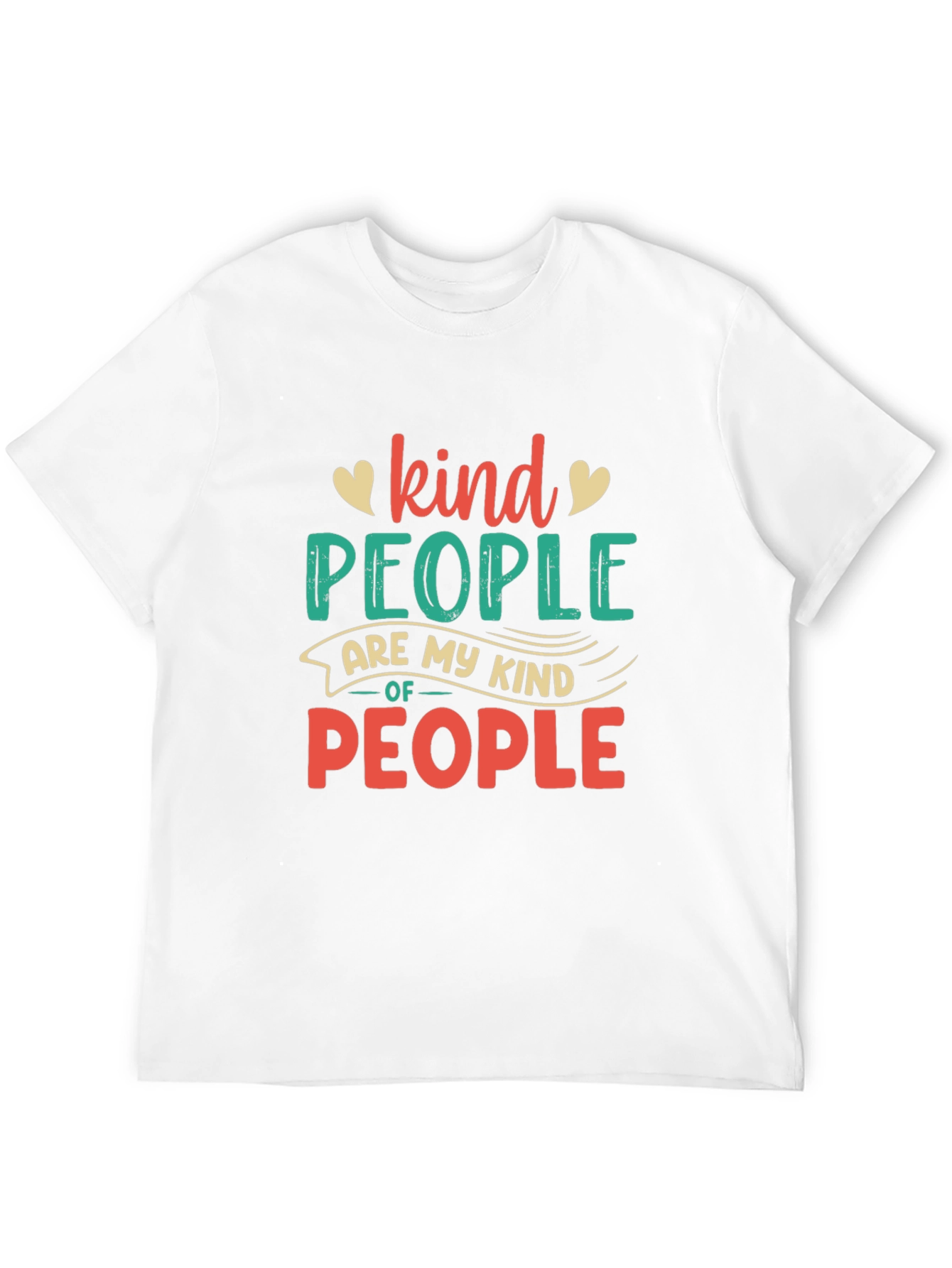 Black Kind People Graphic Tee - Black Unisex T-Shirt view 12