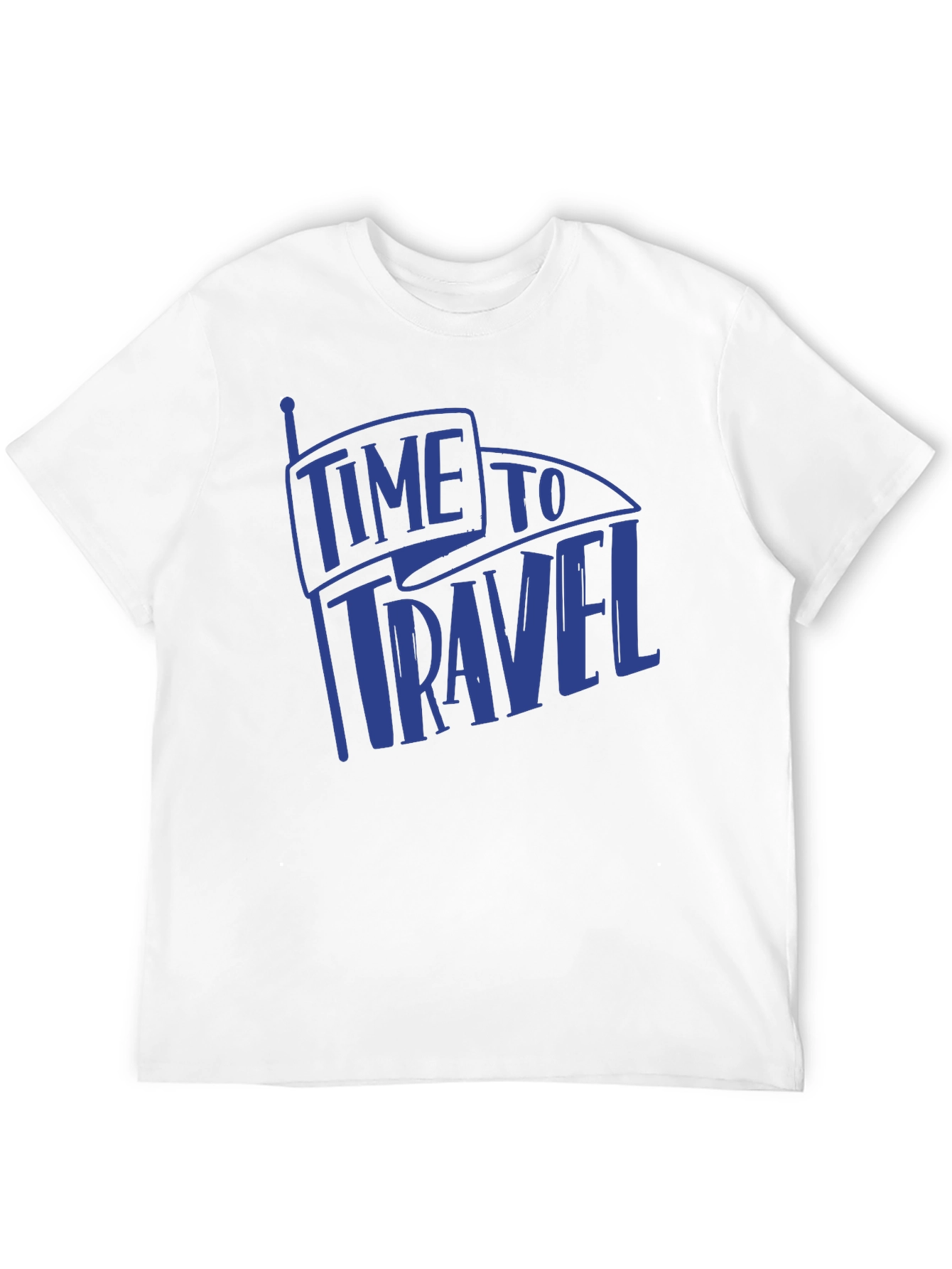 Black Time to Travel Graphic T-Shirt - Men's Short Sleeve view 12