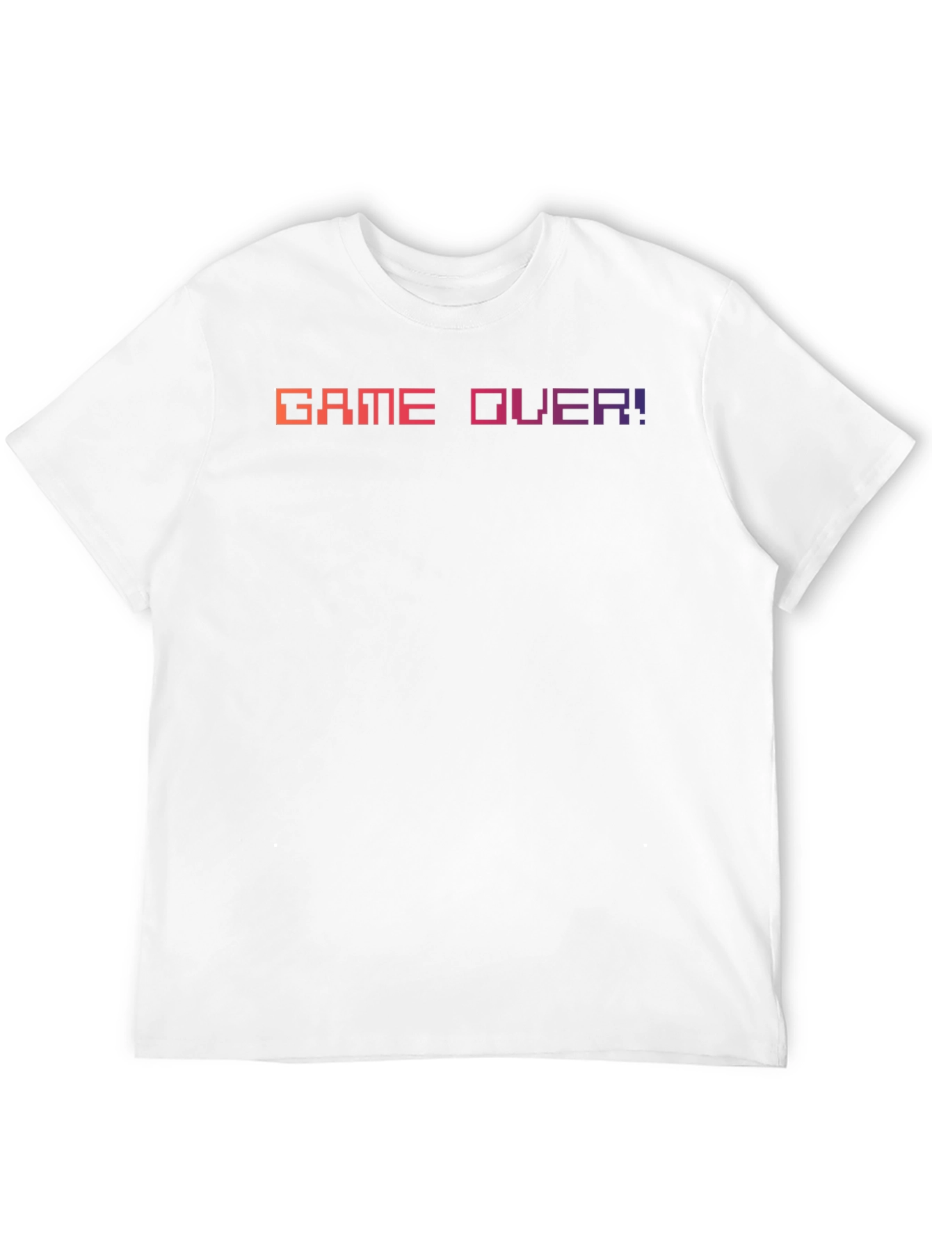 Black Game Over T-Shirt - Retro Pixel Design view 12