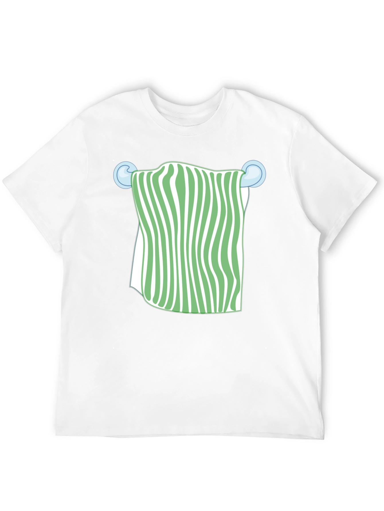Black Striped Towel Graphic T-Shirt | Trendy Casual Wear view 12