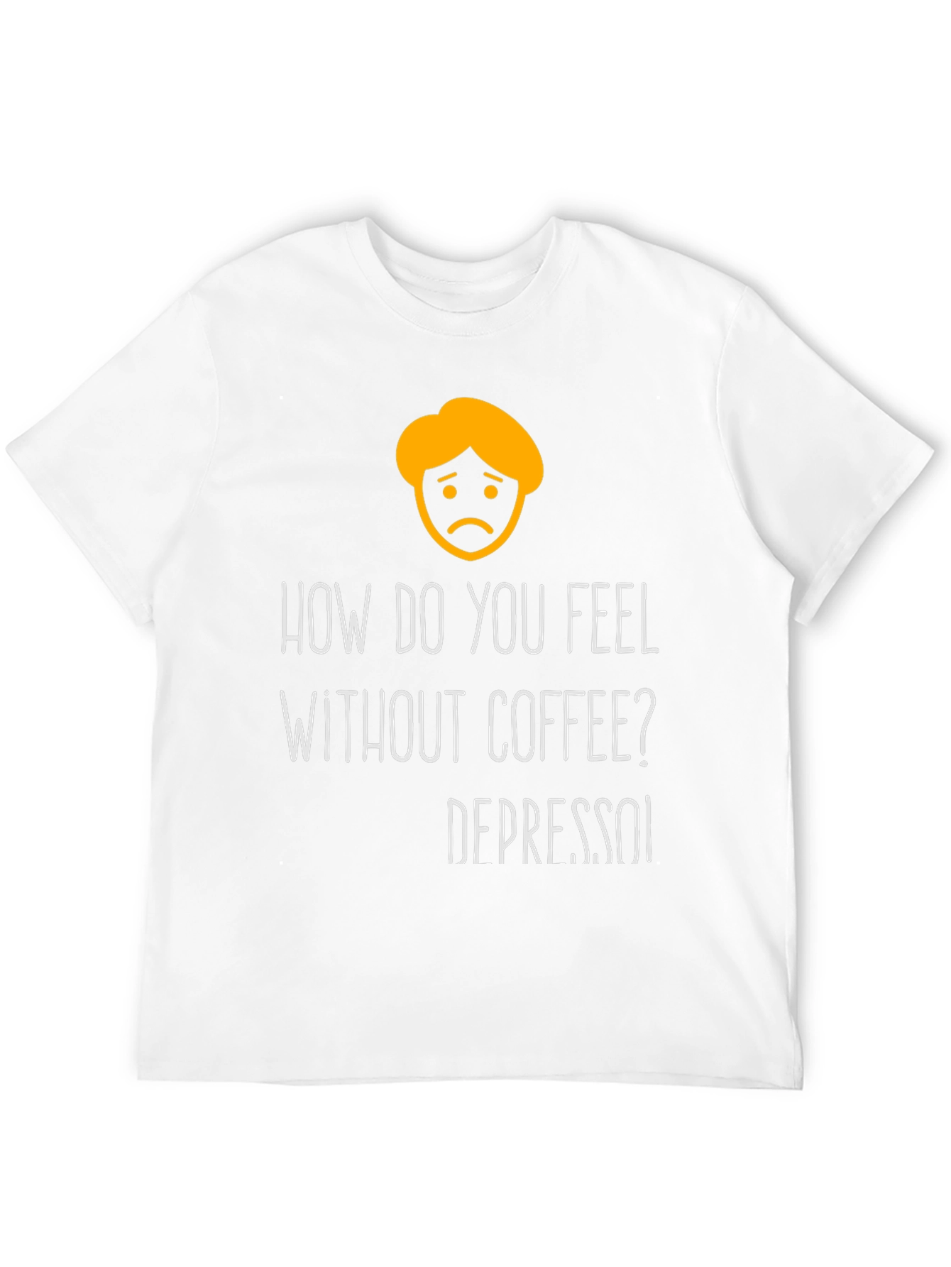 Black Depresso Funny T-Shirt - Coffee Lover Tee view 12