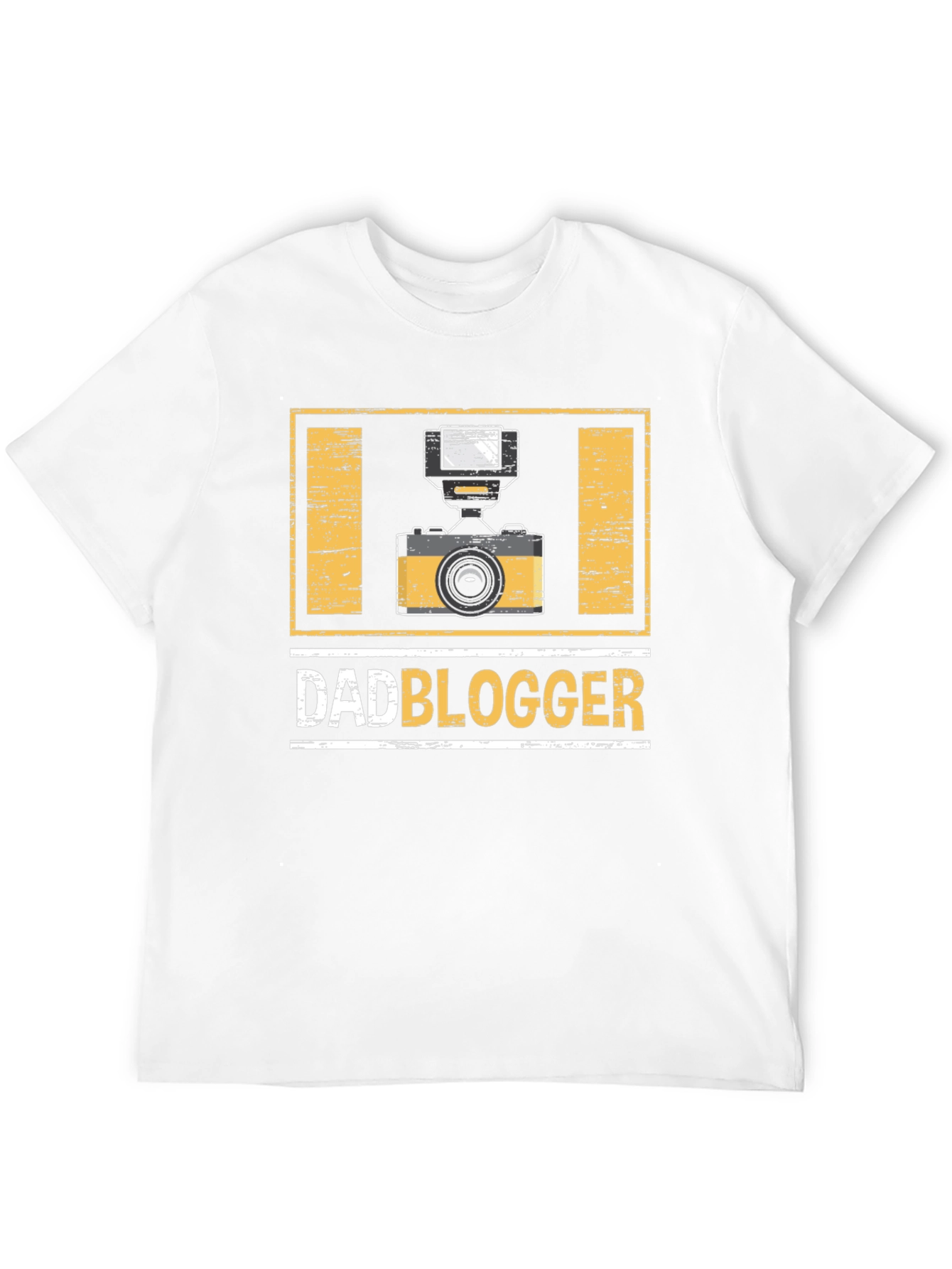 Black DadBlogger Camera Graphic T-Shirt view 12