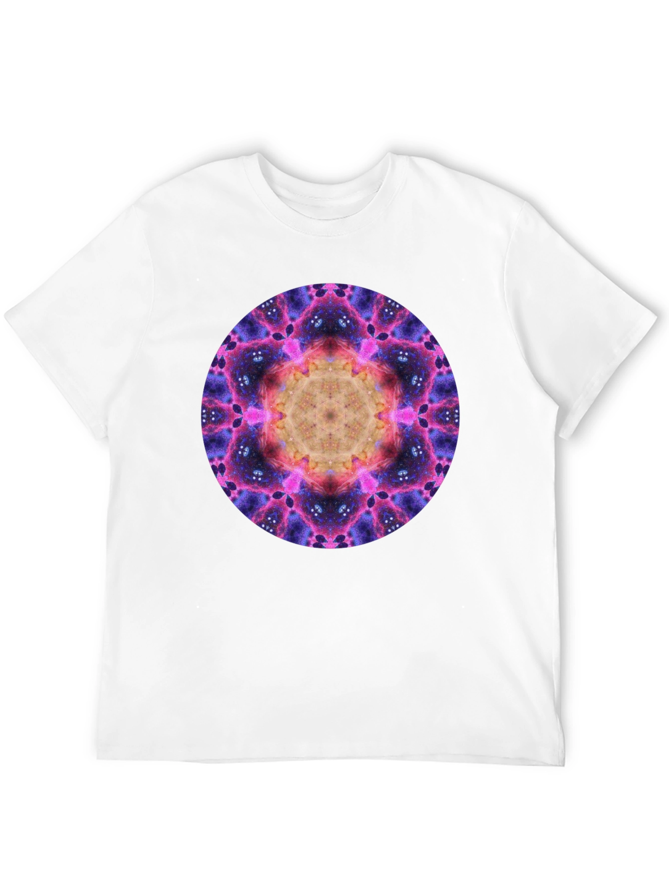 Black Cosmic Mandala Graphic Tee - Black view 12