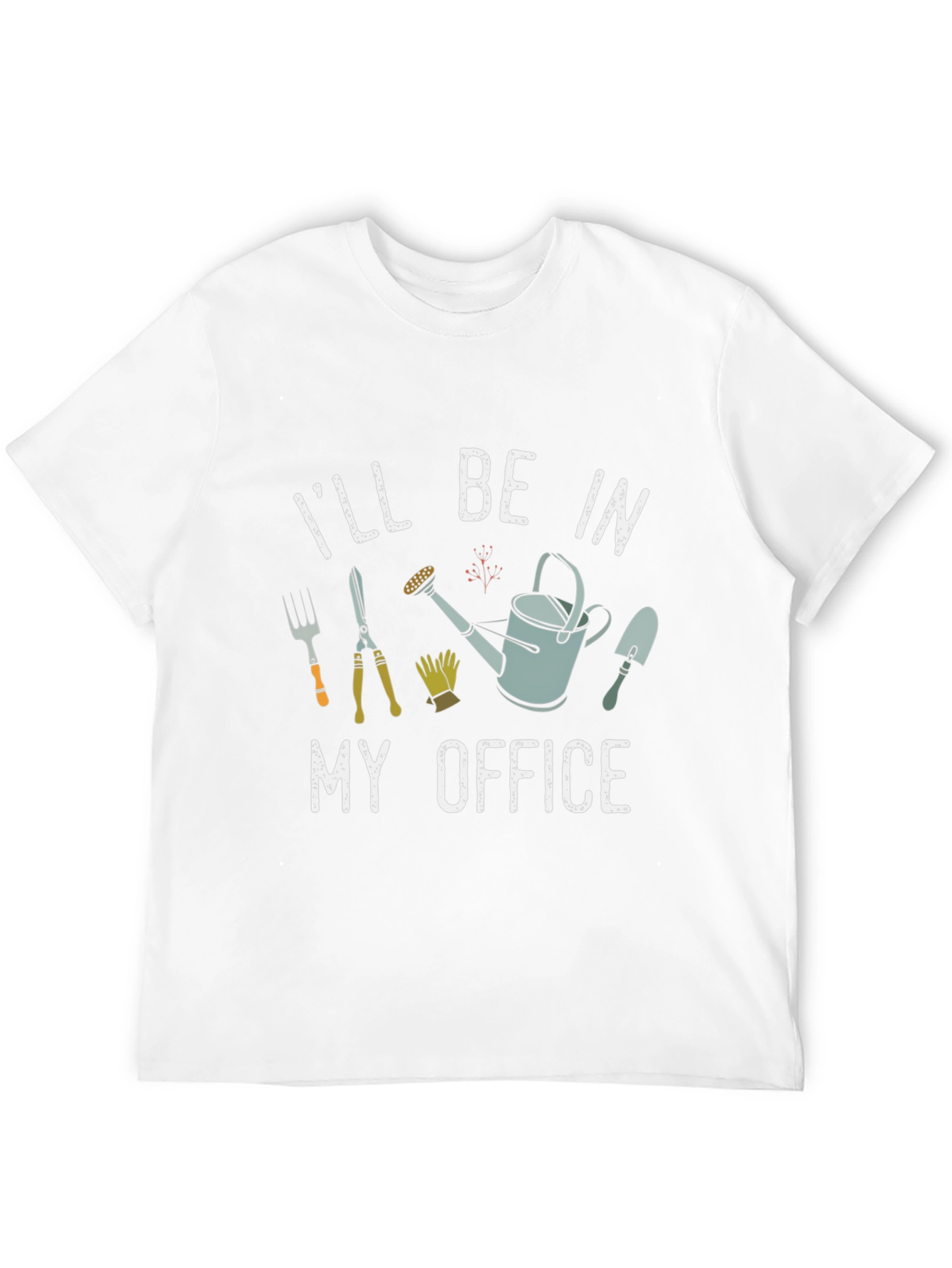 Black Gardening Office T-Shirt - Gardener Gift view 12