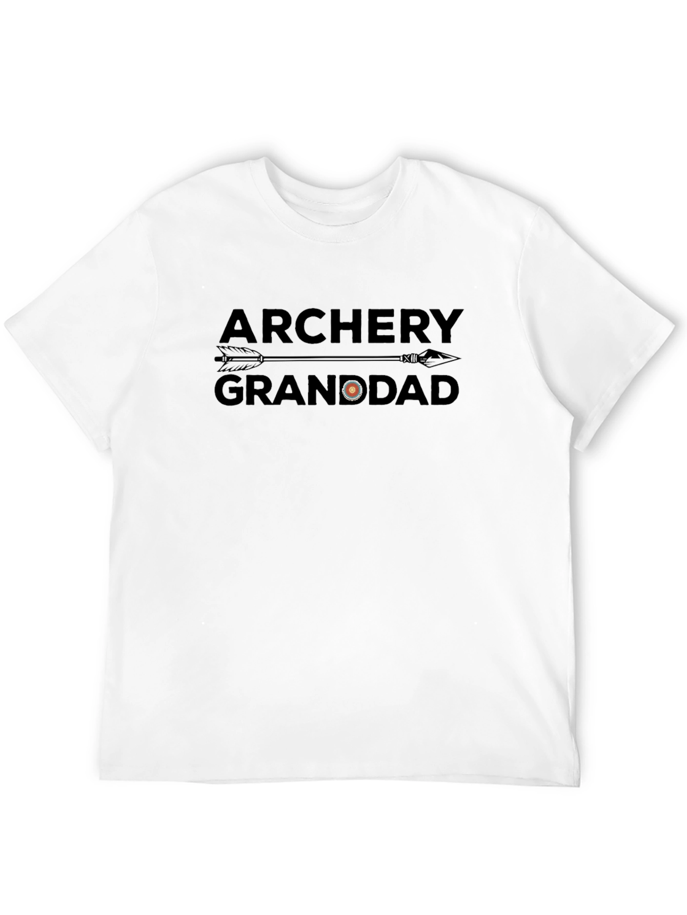 Black Archery Grandad T-Shirt - Archer Dad Gift view 12