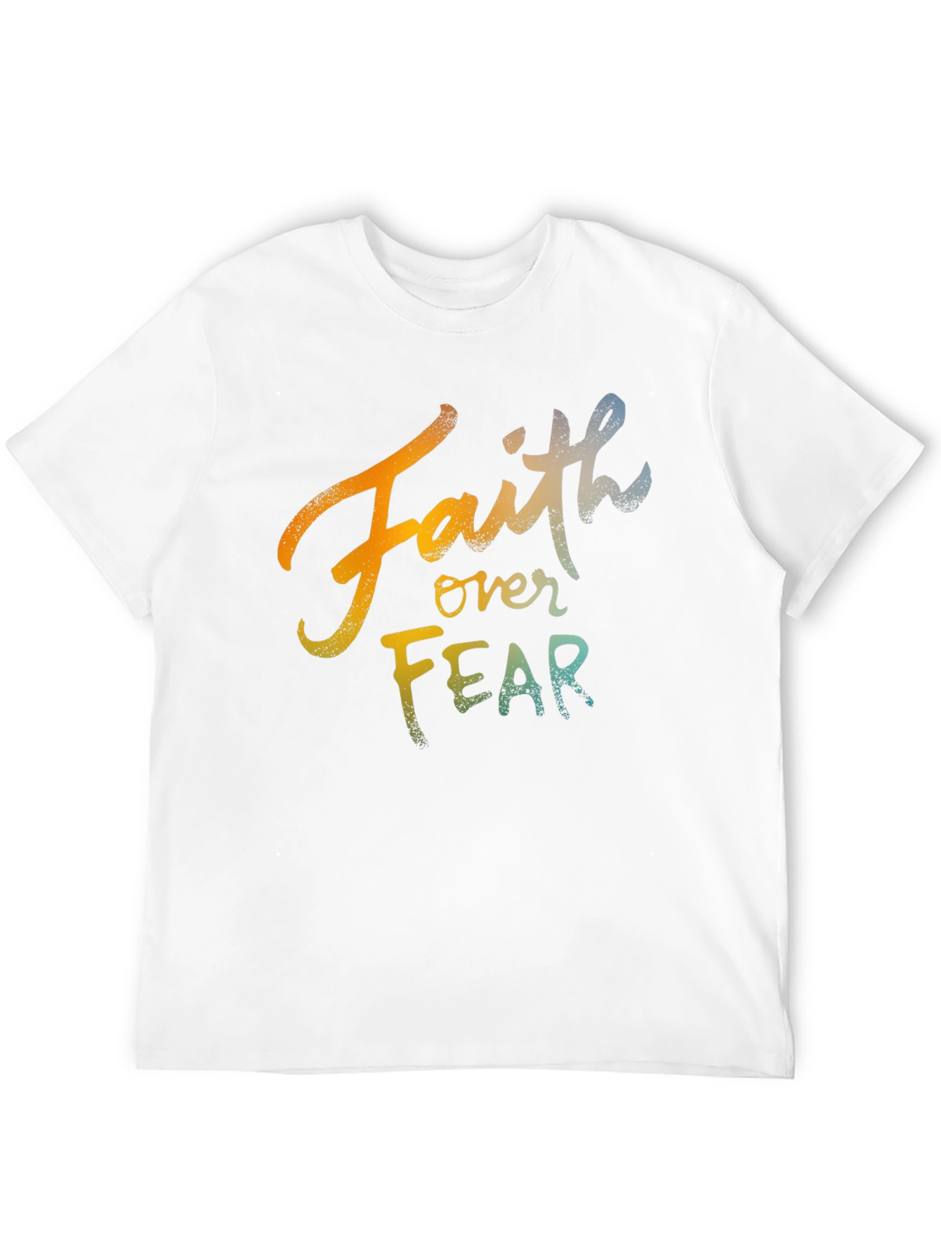 Black Faith Over Fear Graphic T-Shirt view 12