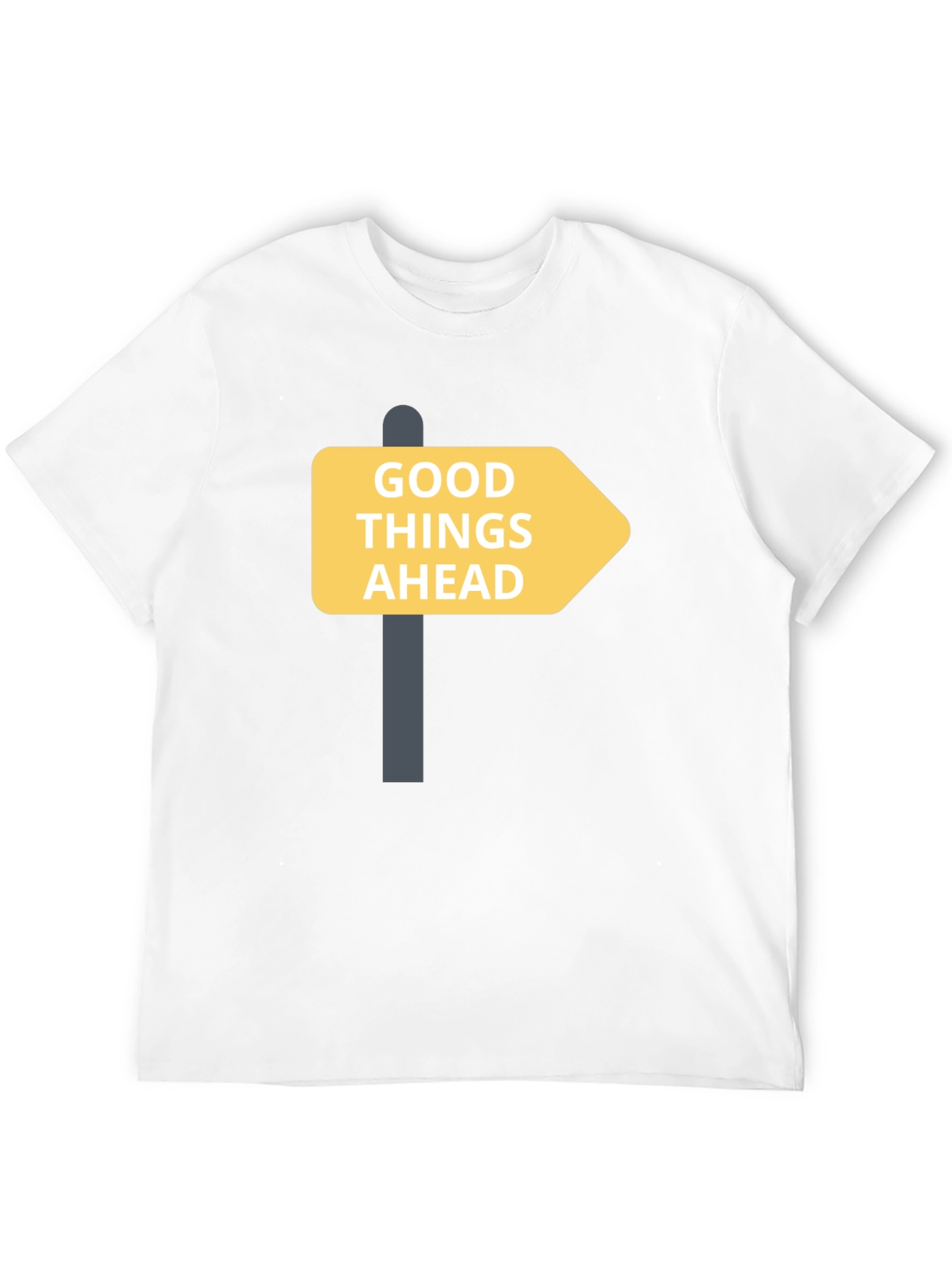 Black Good Things Ahead T-Shirt - Motivational Tee view 12