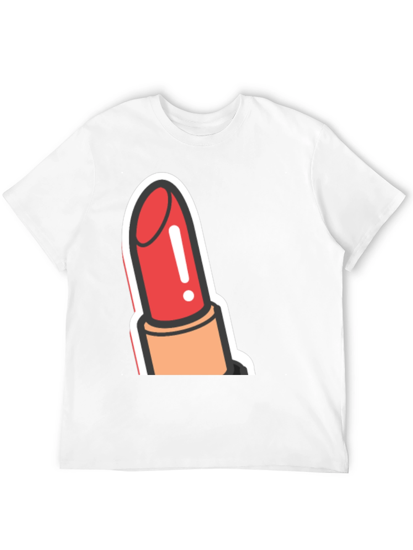 Black Lipstick Graphic Tee - Bold & Stylish view 12