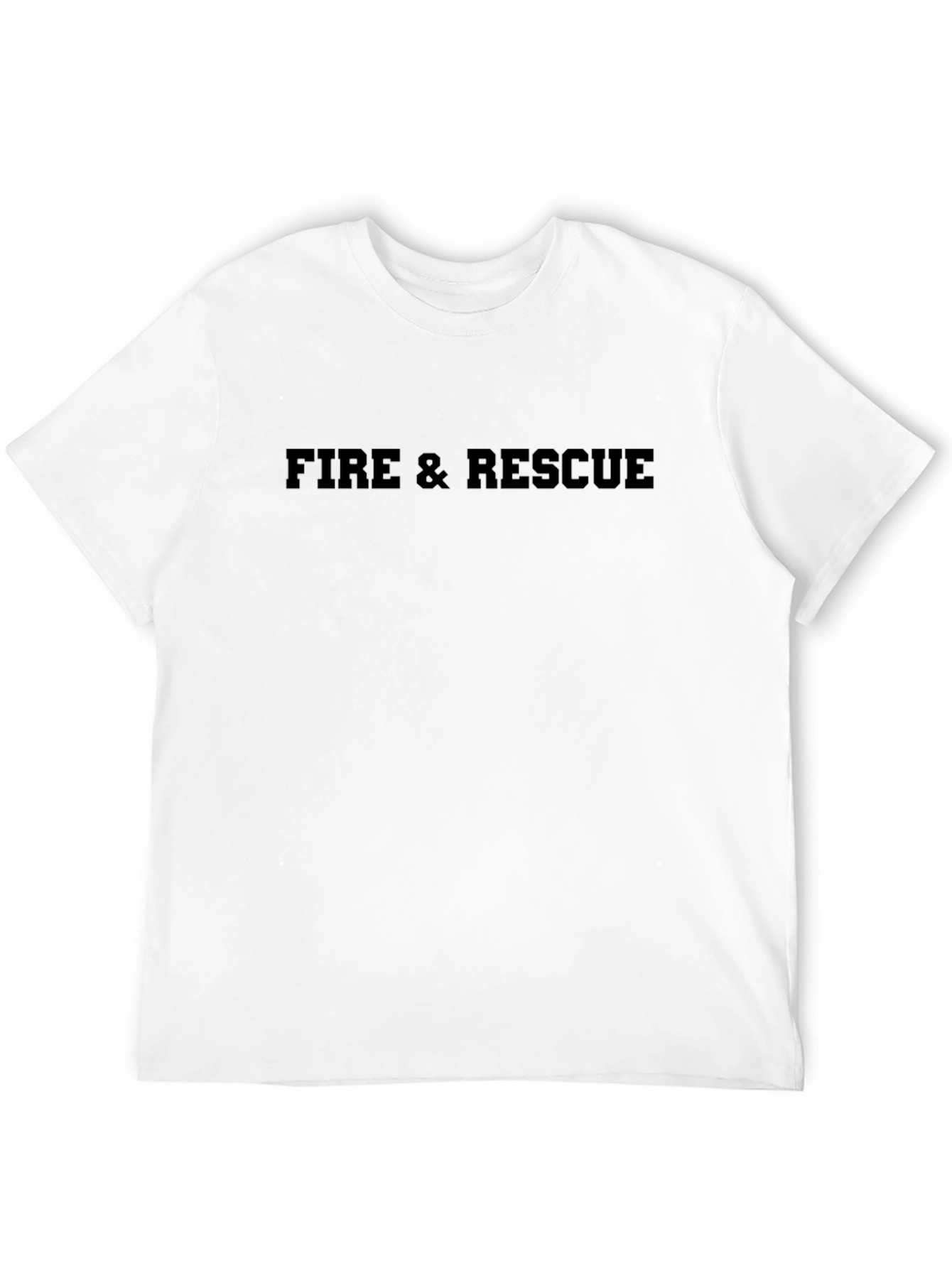 Black Fire & Rescue Black Graphic Tee view 12