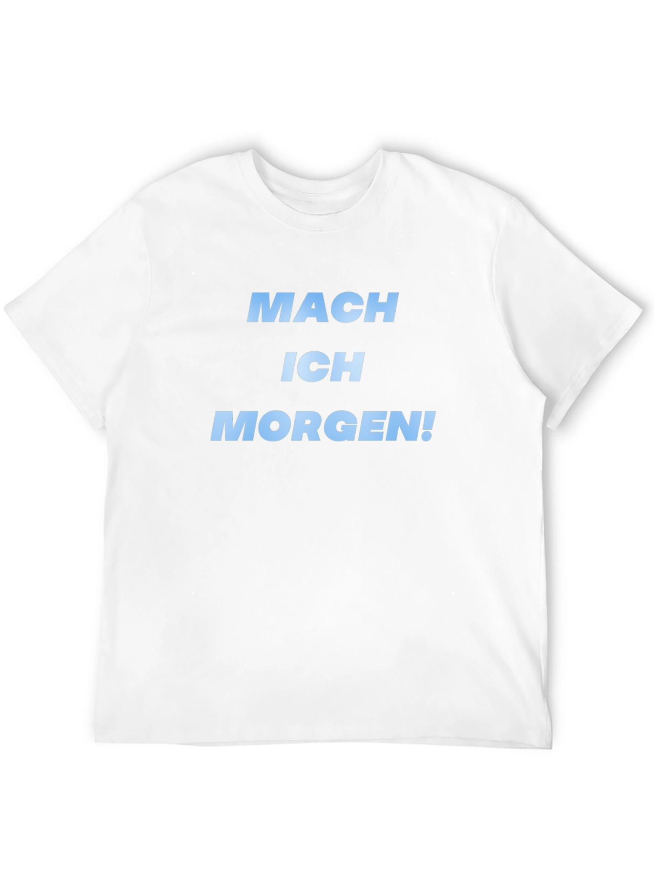 Black Mach Ich Morgen! Black Graphic T-Shirt view 12