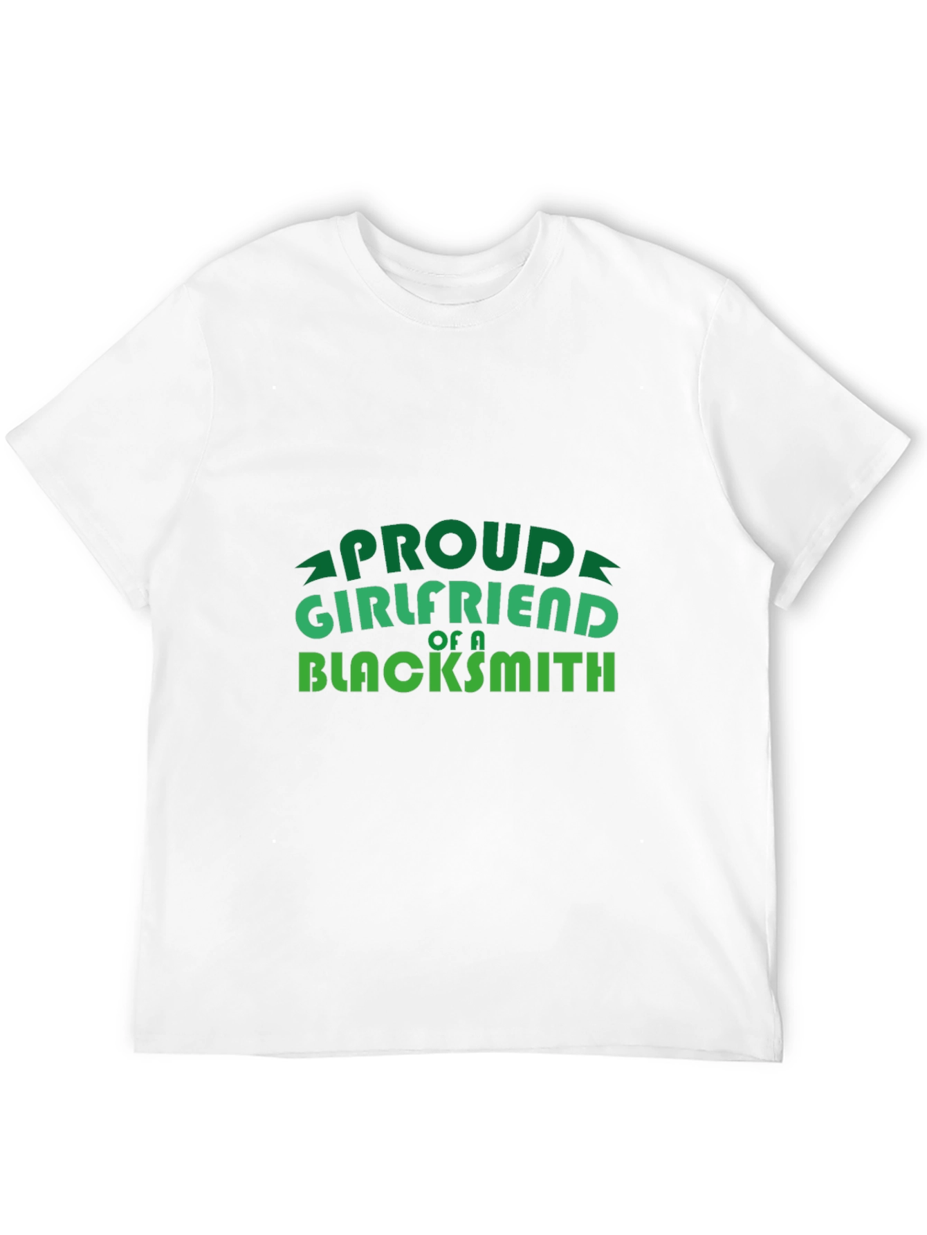 Black Proud Girlfriend of a Blacksmith T-Shirt view 12