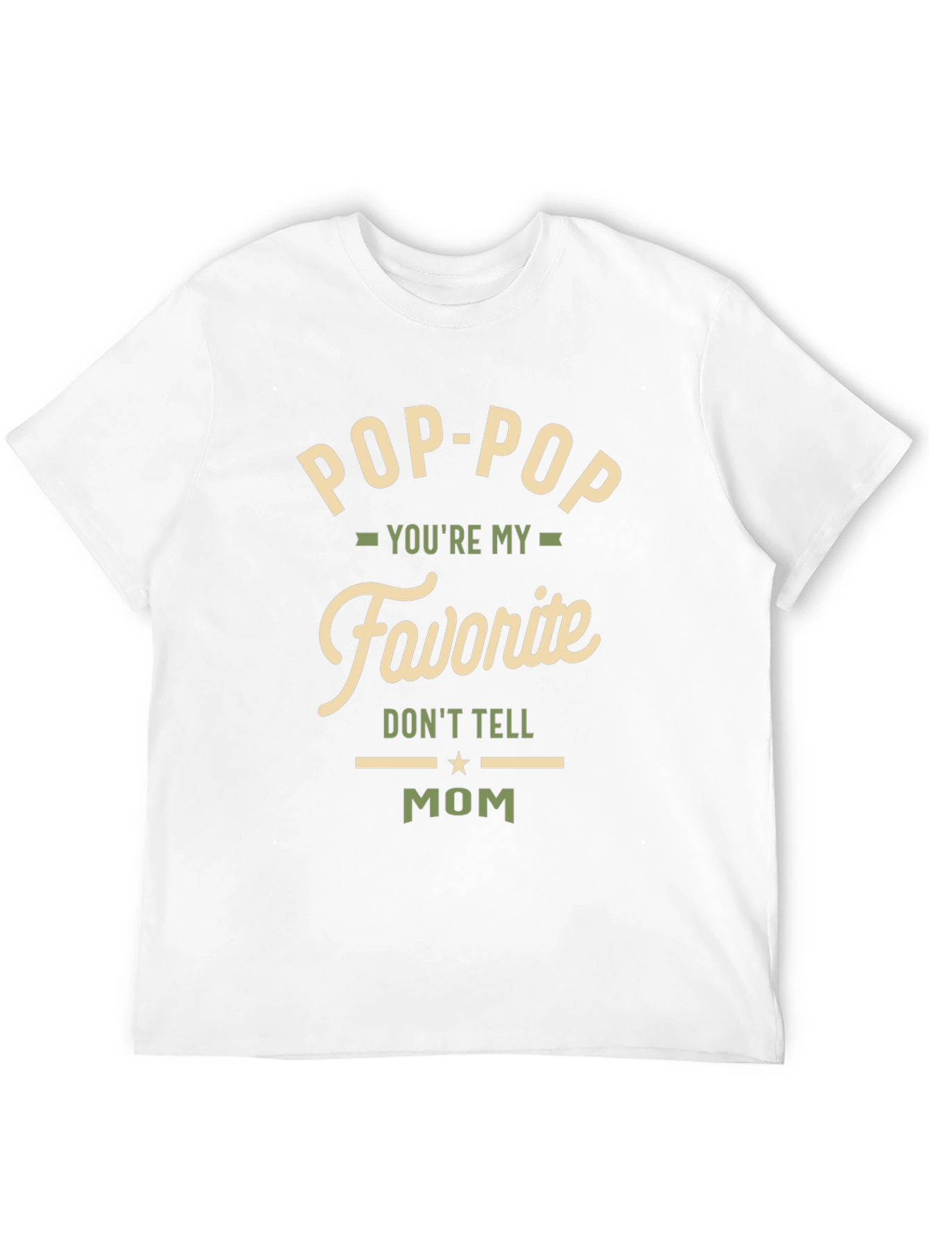 Black Pop-Pop You're My Favorite T-Shirt view 12