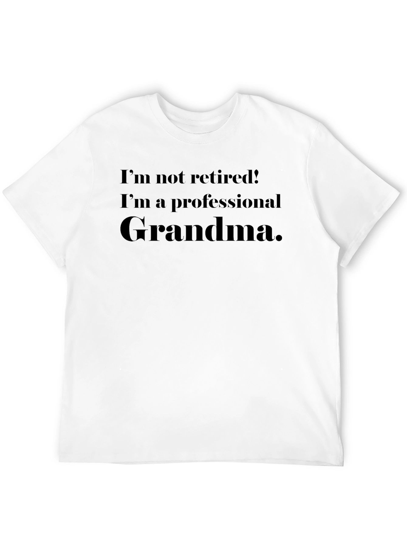 Black Professional Grandma Black Tee view 12