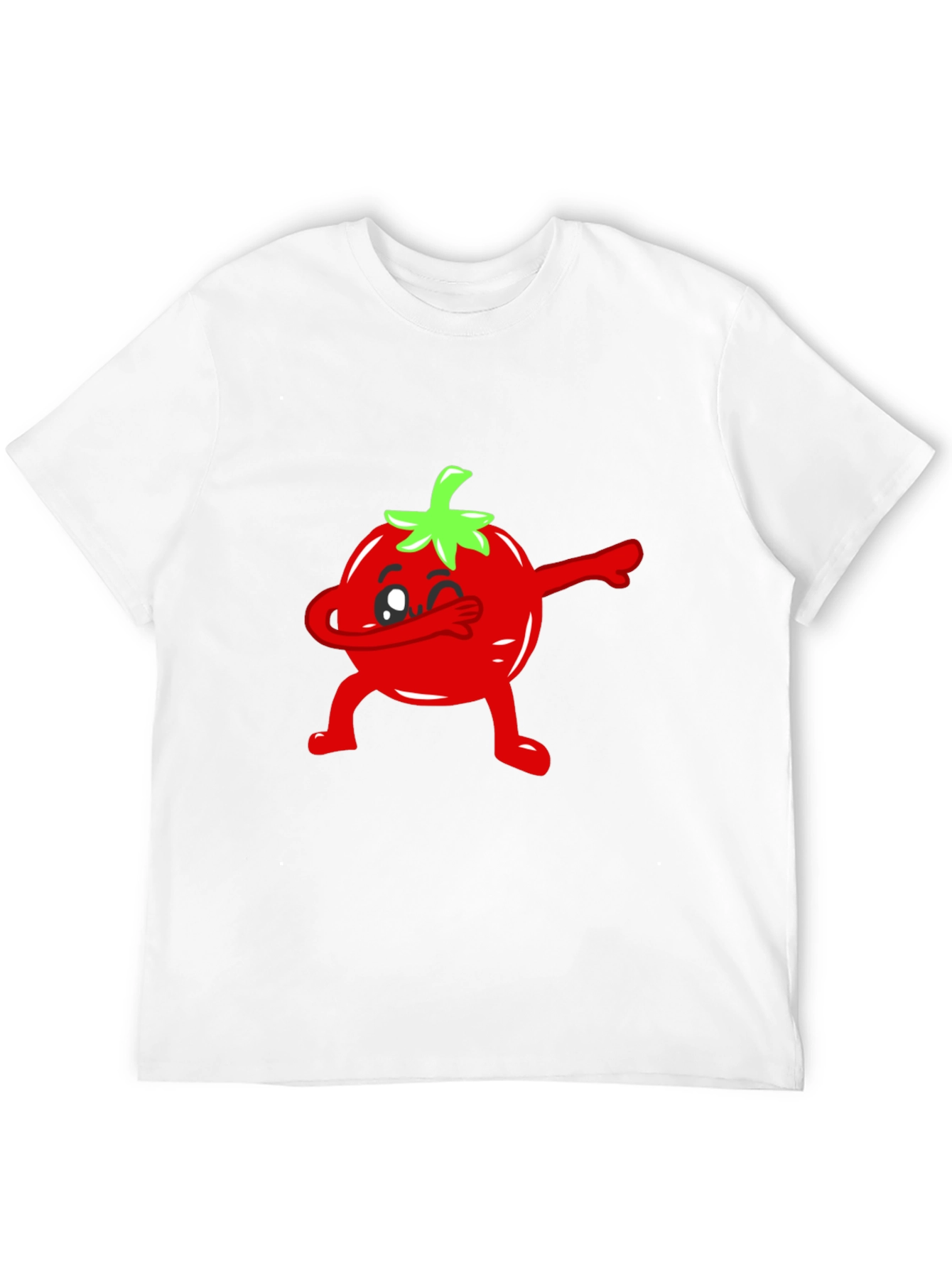 Dabbing Tomato Graphic Tee - Funny Food T-Shirt - 12