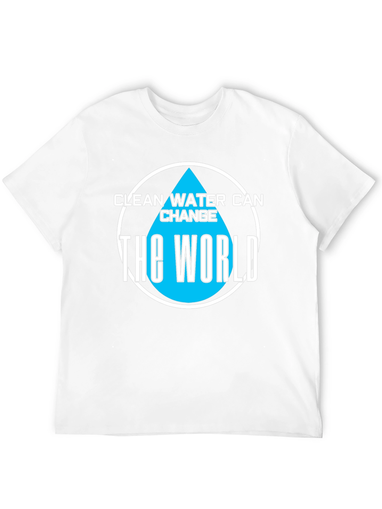 Black Clean Water Can Change the World T-Shirt view 12