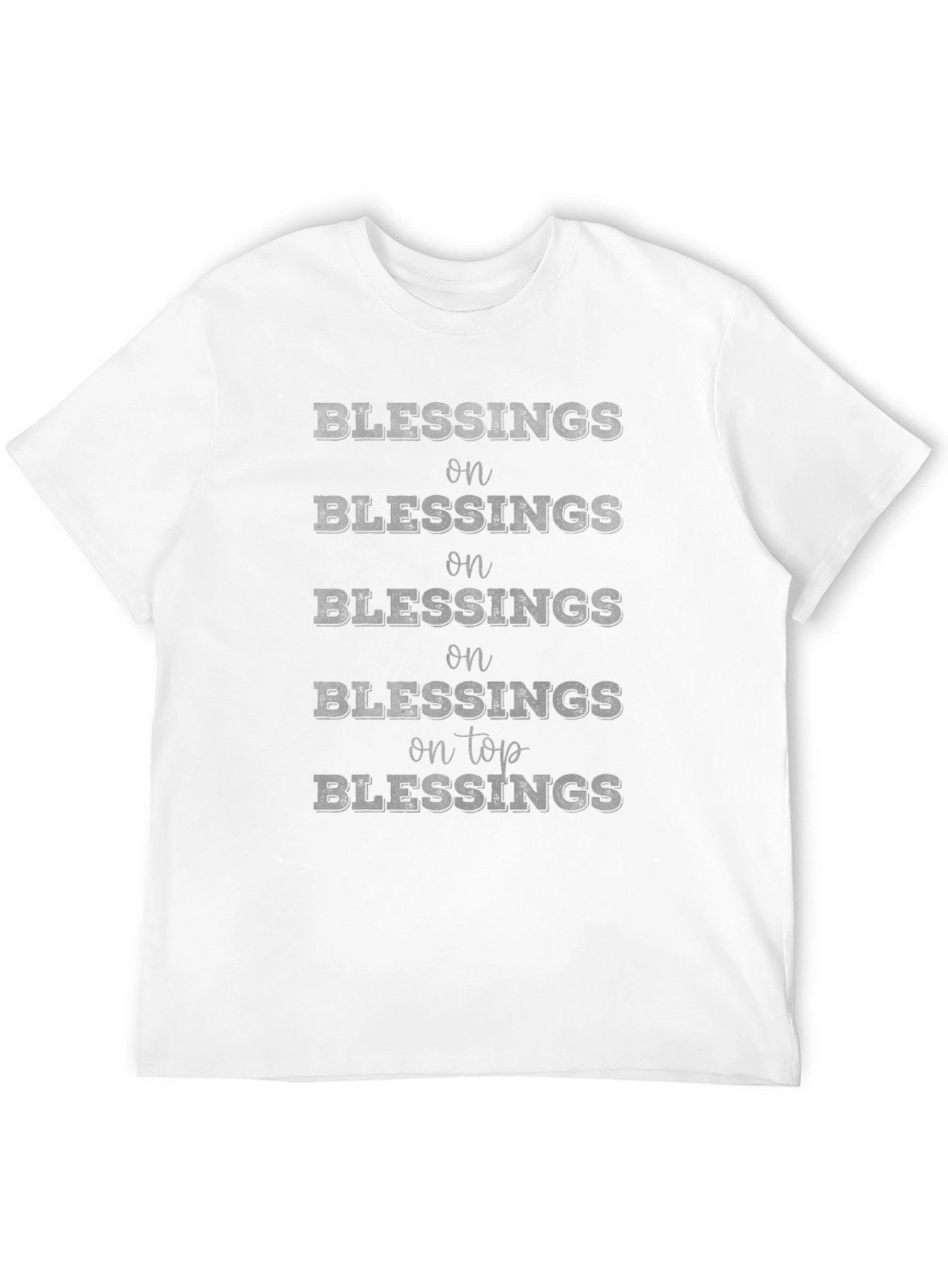 Black Blessings On Blessings T-Shirt view 12
