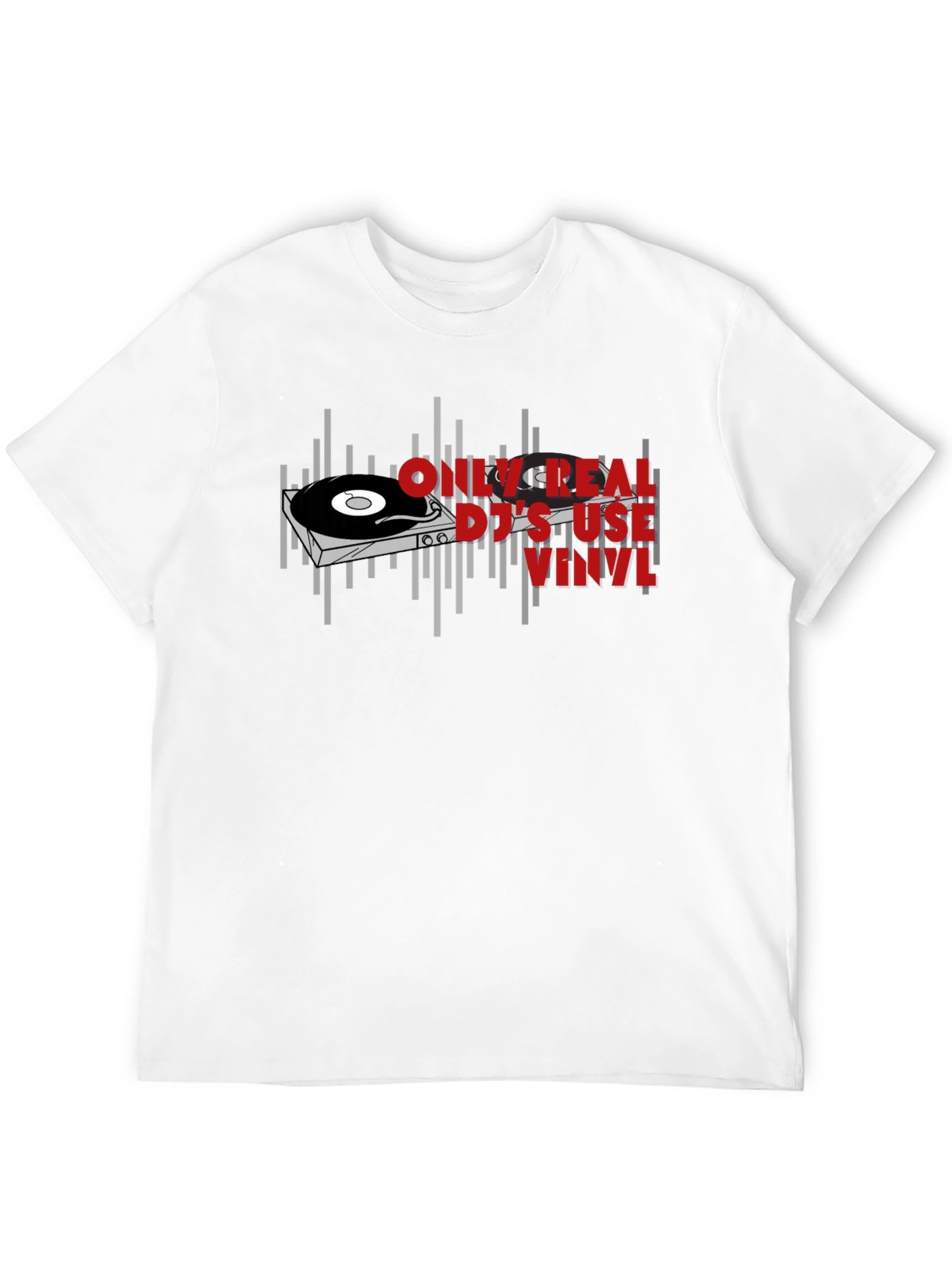 Black Real DJs Use Vinyl T-Shirt - Music Lover Gift view 12